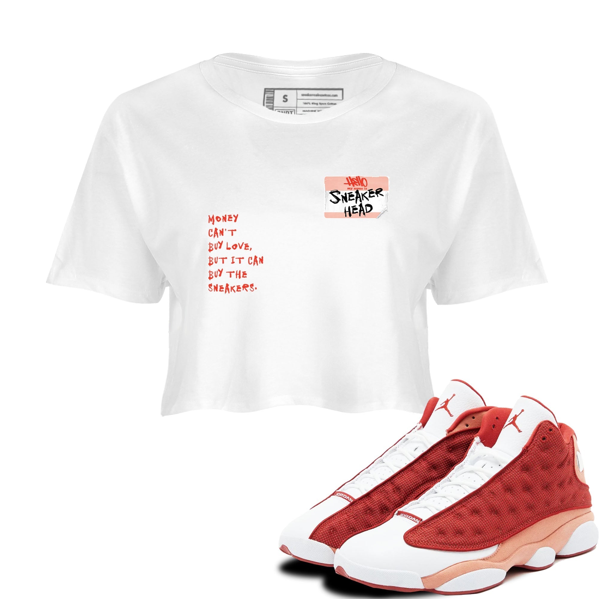 snkmatch Badge snkmatch Women's Top - Air Jordan 13 Dune Red