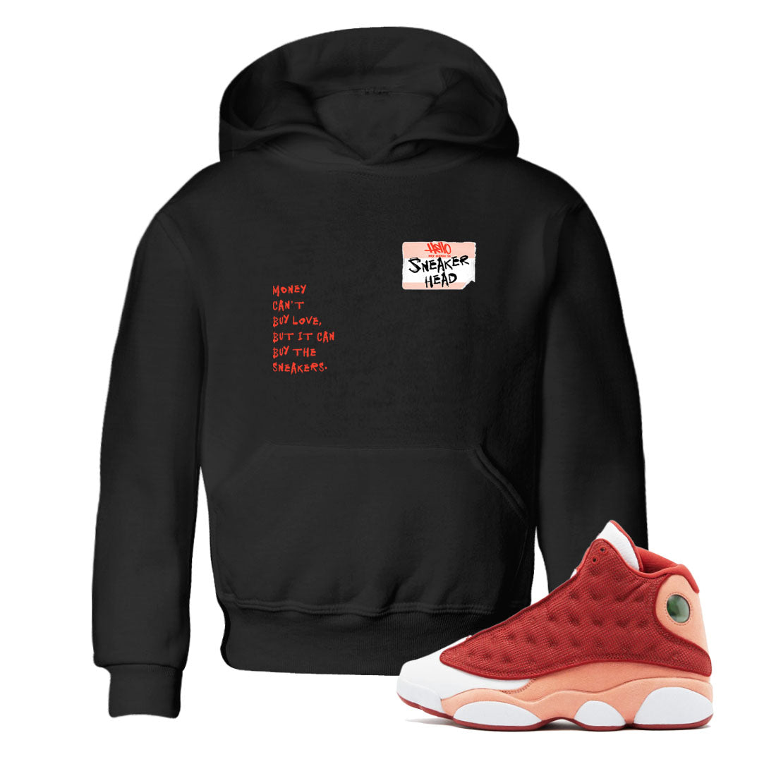 snkmatch Badge snkmatch Tees Kids - Air Jordan 13 Dune Red