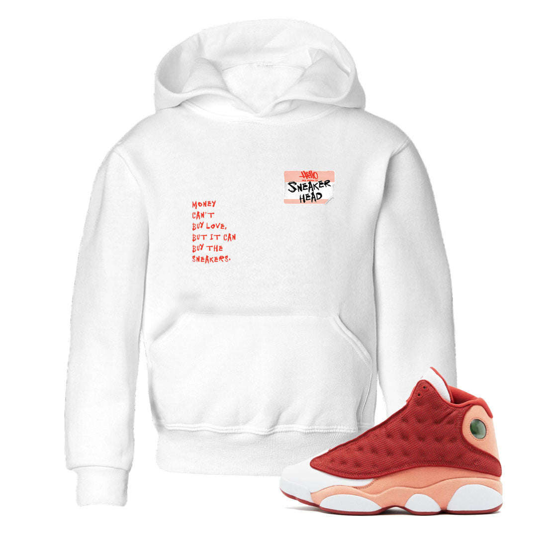 snkmatch Badge snkmatch Tees Kids - Air Jordan 13 Dune Red