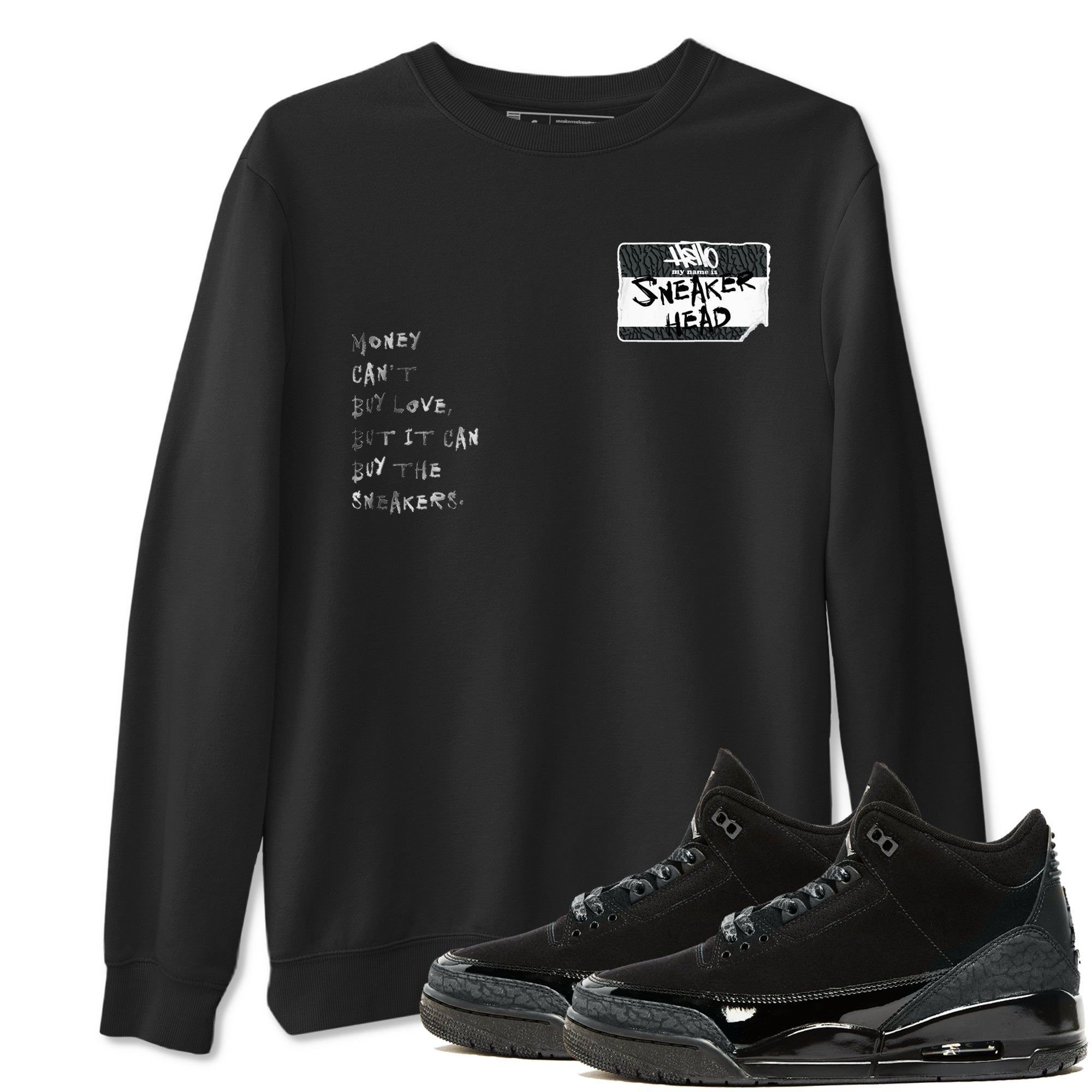 snkmatch Badge snkmatch Tees - Air Jordan 3 Black Cat