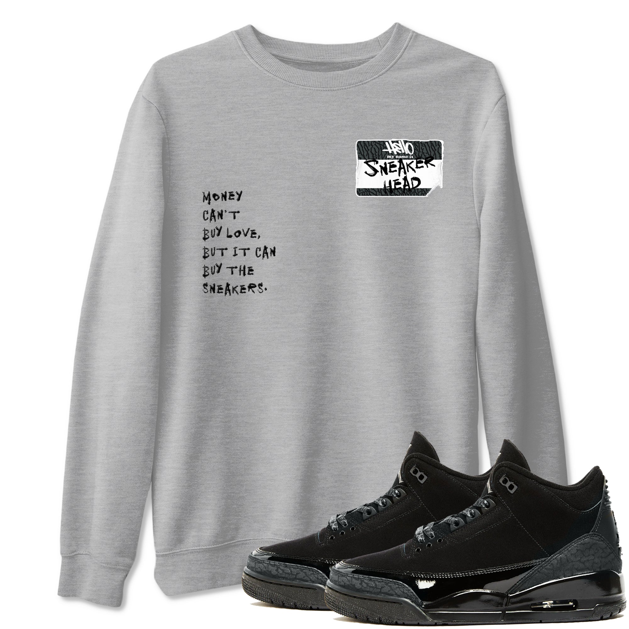 snkmatch Badge snkmatch Tees - Air Jordan 3 Black Cat