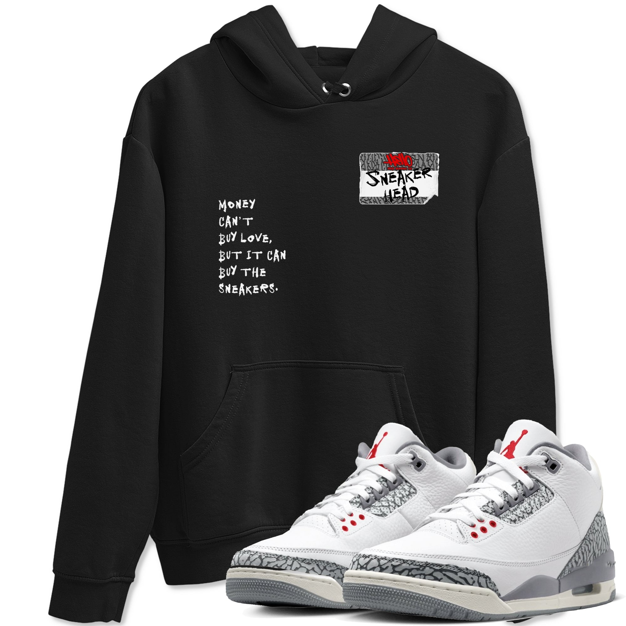 snkmatch Badge snkmatch Tees - Air Jordan 3 Cement Grey