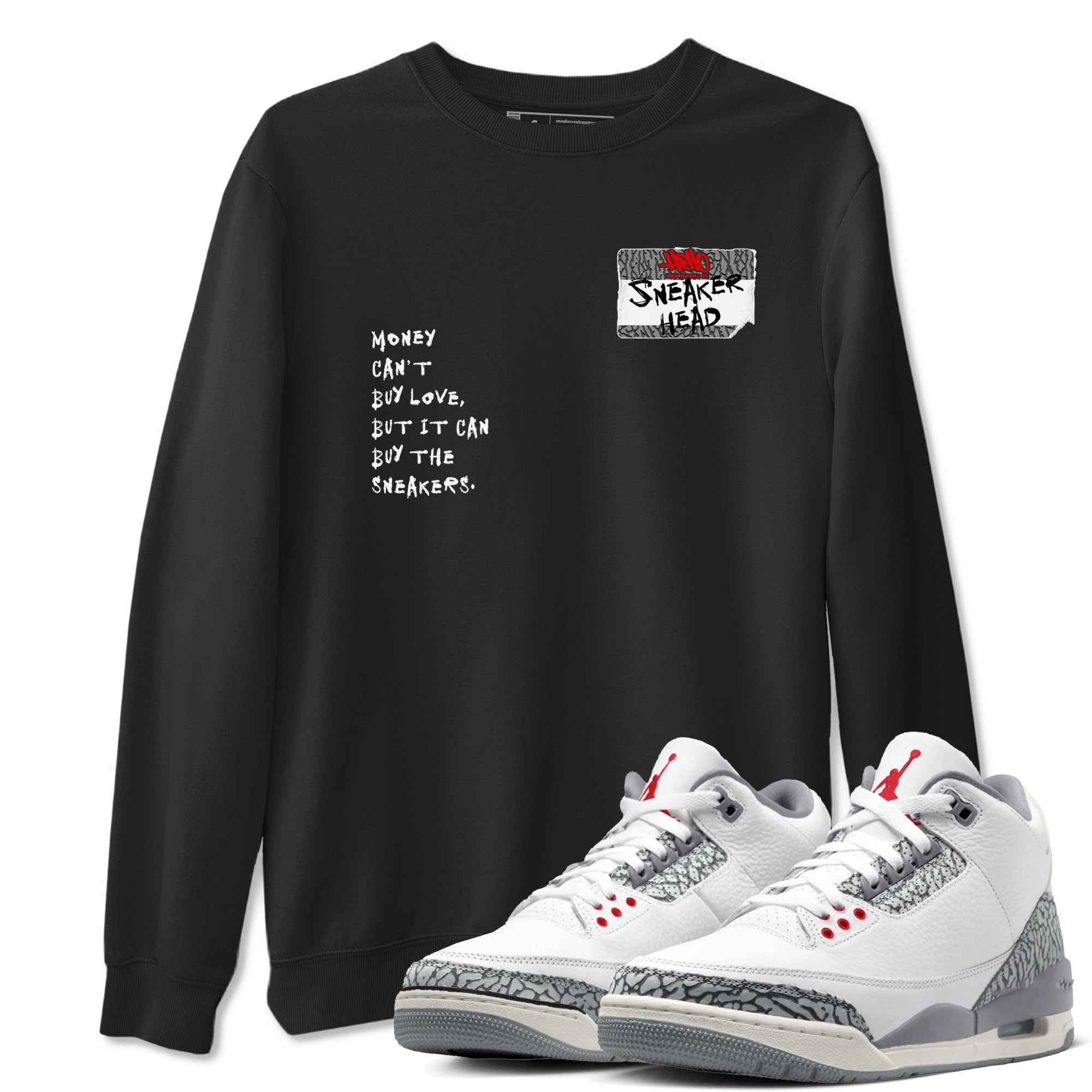 snkmatch Badge snkmatch Tees - Air Jordan 3 Cement Grey