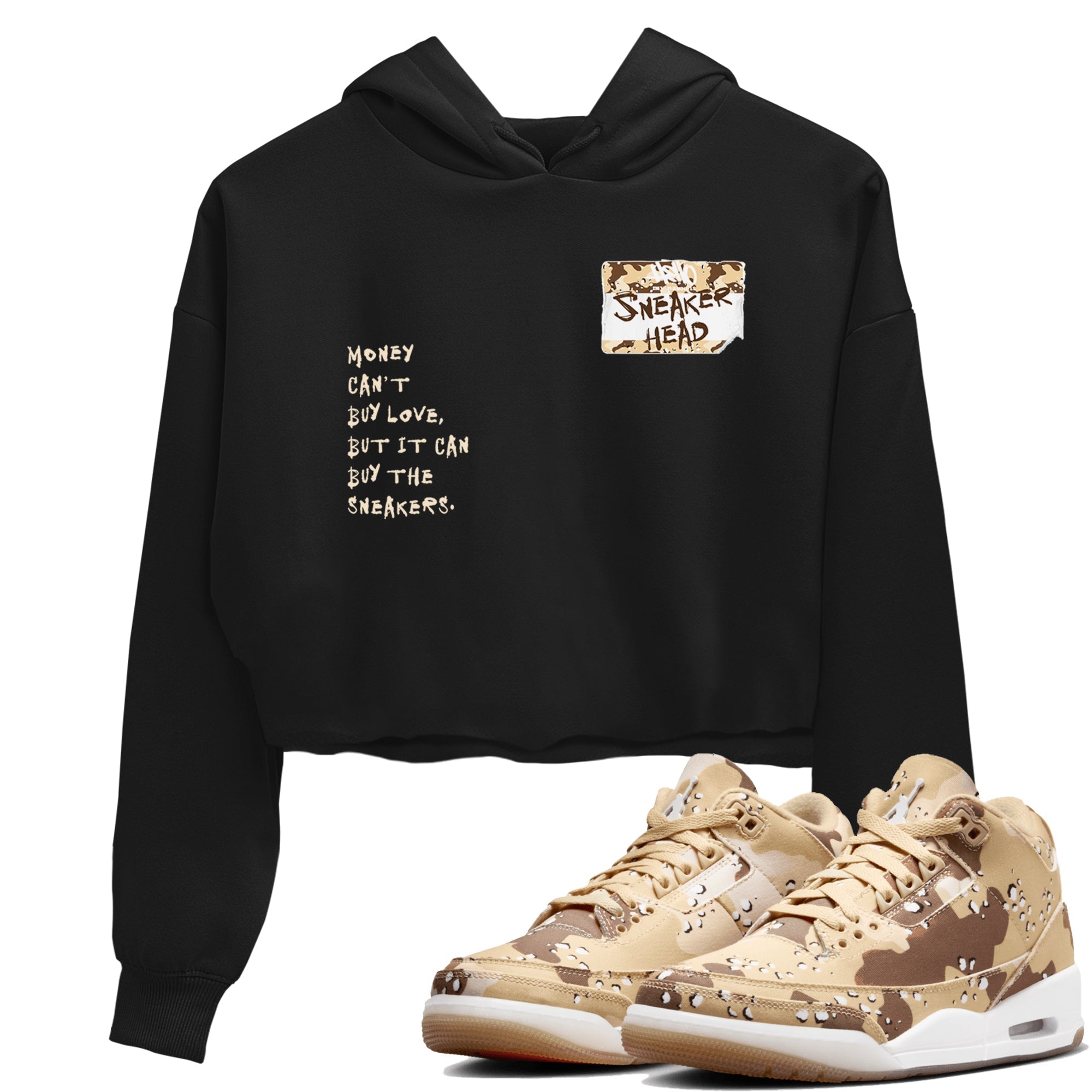 snkmatch Badge snkmatch Women's Top - Air Jordan 3 Desert Camo