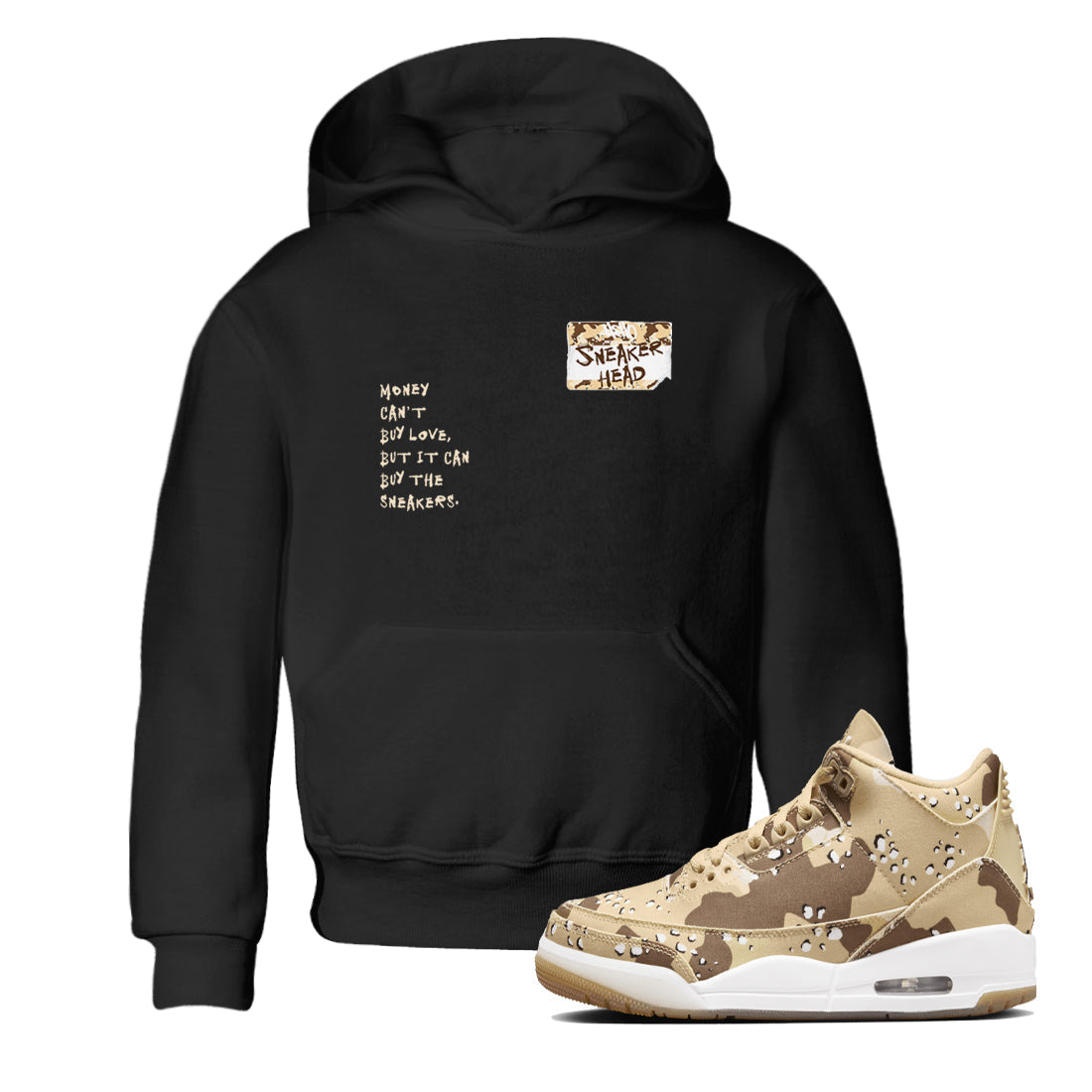 snkmatch Badge snkmatch Tees Kids - Air Jordan 3 Desert Camo