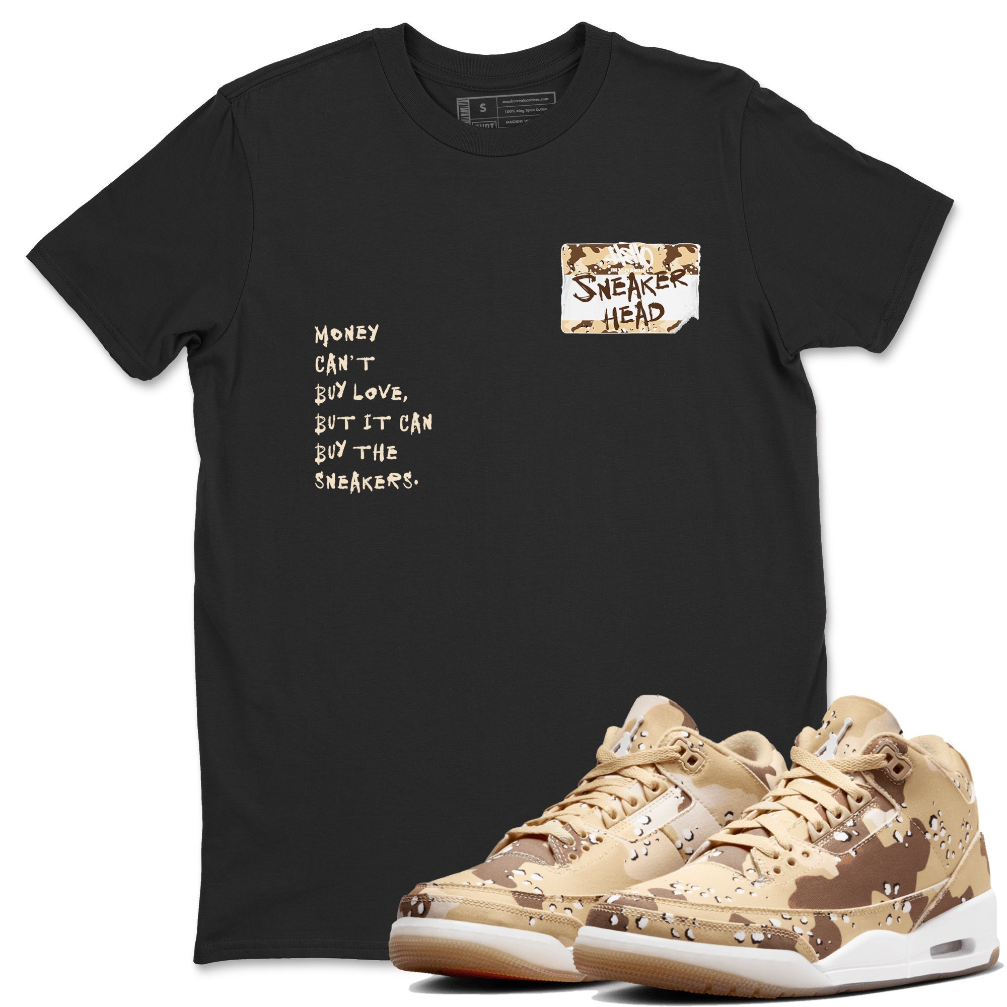 snkmatch Badge snkmatch Tees - Air Jordan 3 Desert Camo