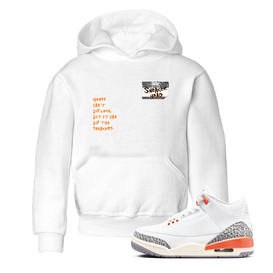 snkmatch Badge snkmatch Tees Kids - Air Jordan 3 Georgia Peach