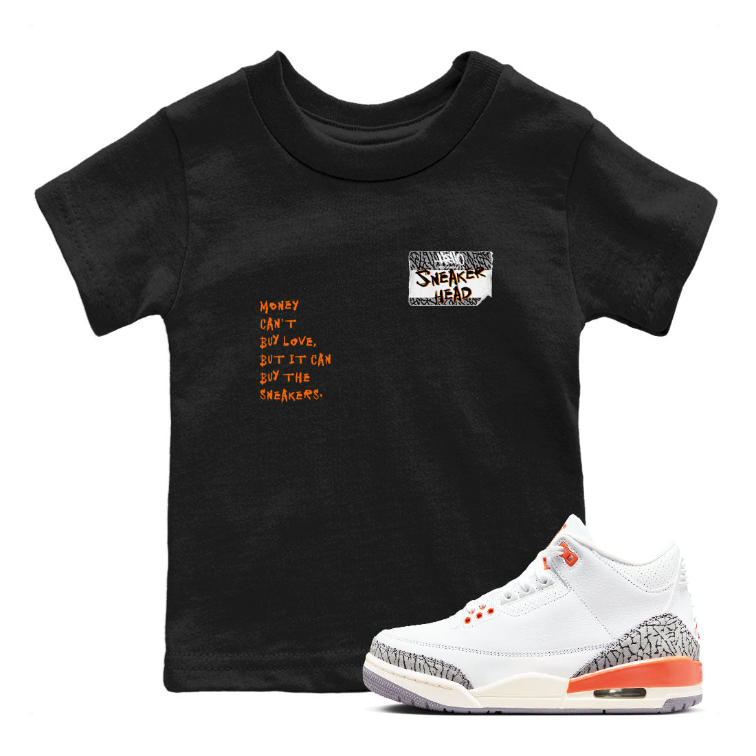 snkmatch Badge snkmatch Tees Kids - Air Jordan 3 Georgia Peach