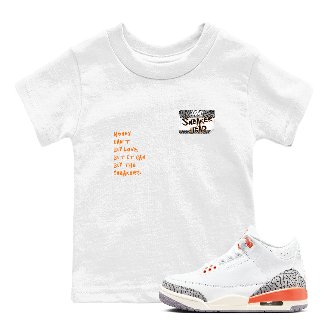snkmatch Badge snkmatch Tees Kids - Air Jordan 3 Georgia Peach