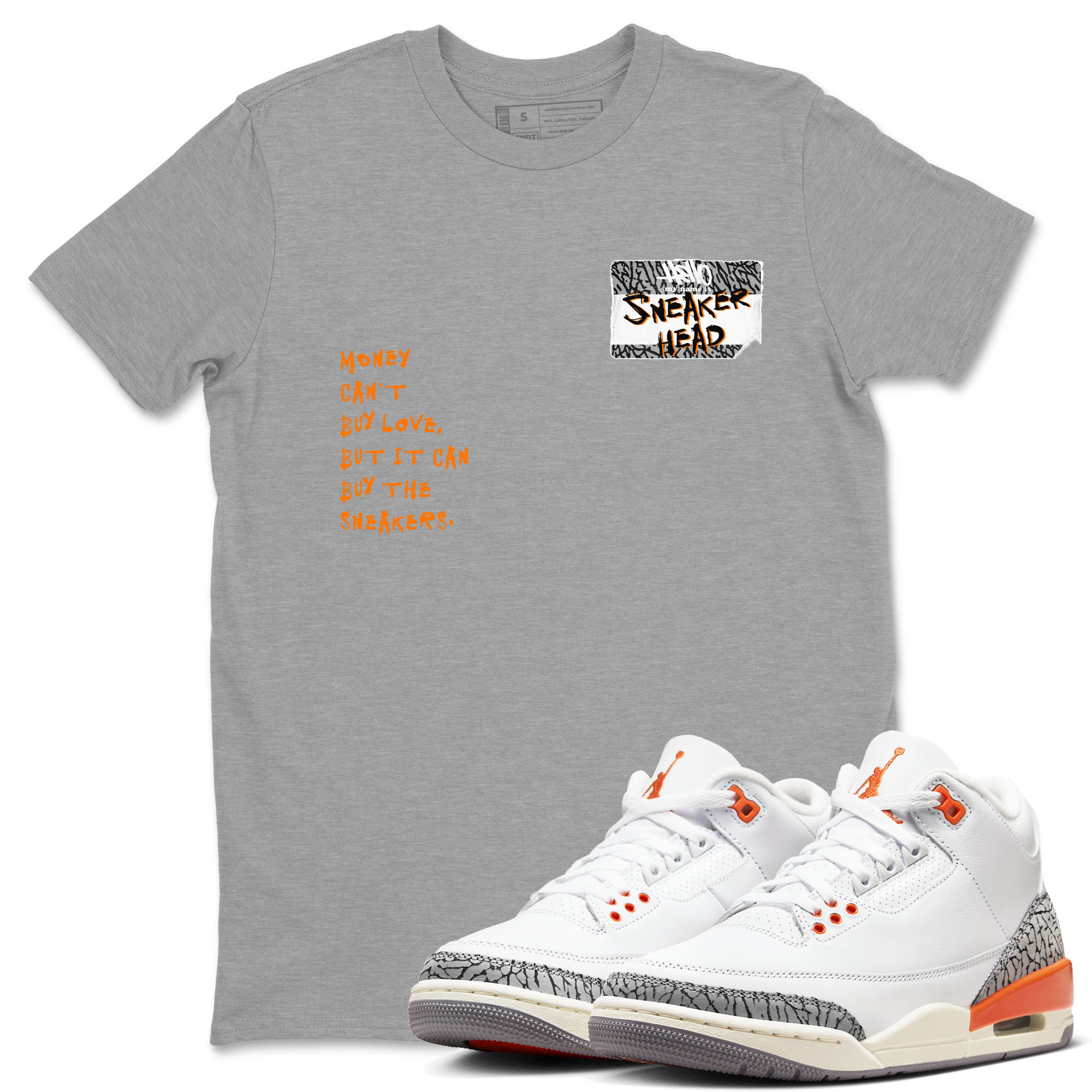 snkmatch Badge snkmatch Tees - Air Jordan 3 Georgia Peach