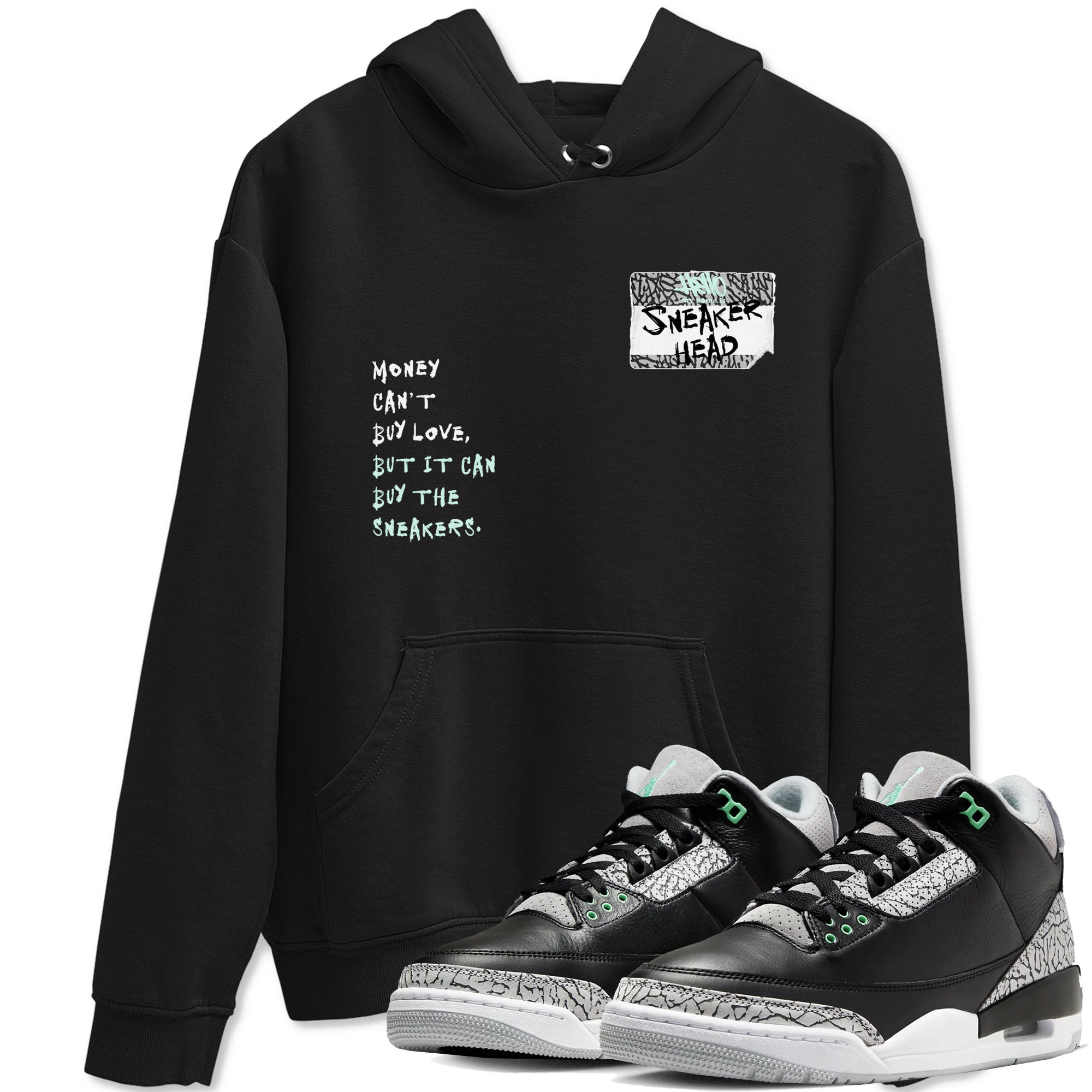 snkmatch Badge snkmatch Tees - Air Jordan 3 Green Glow