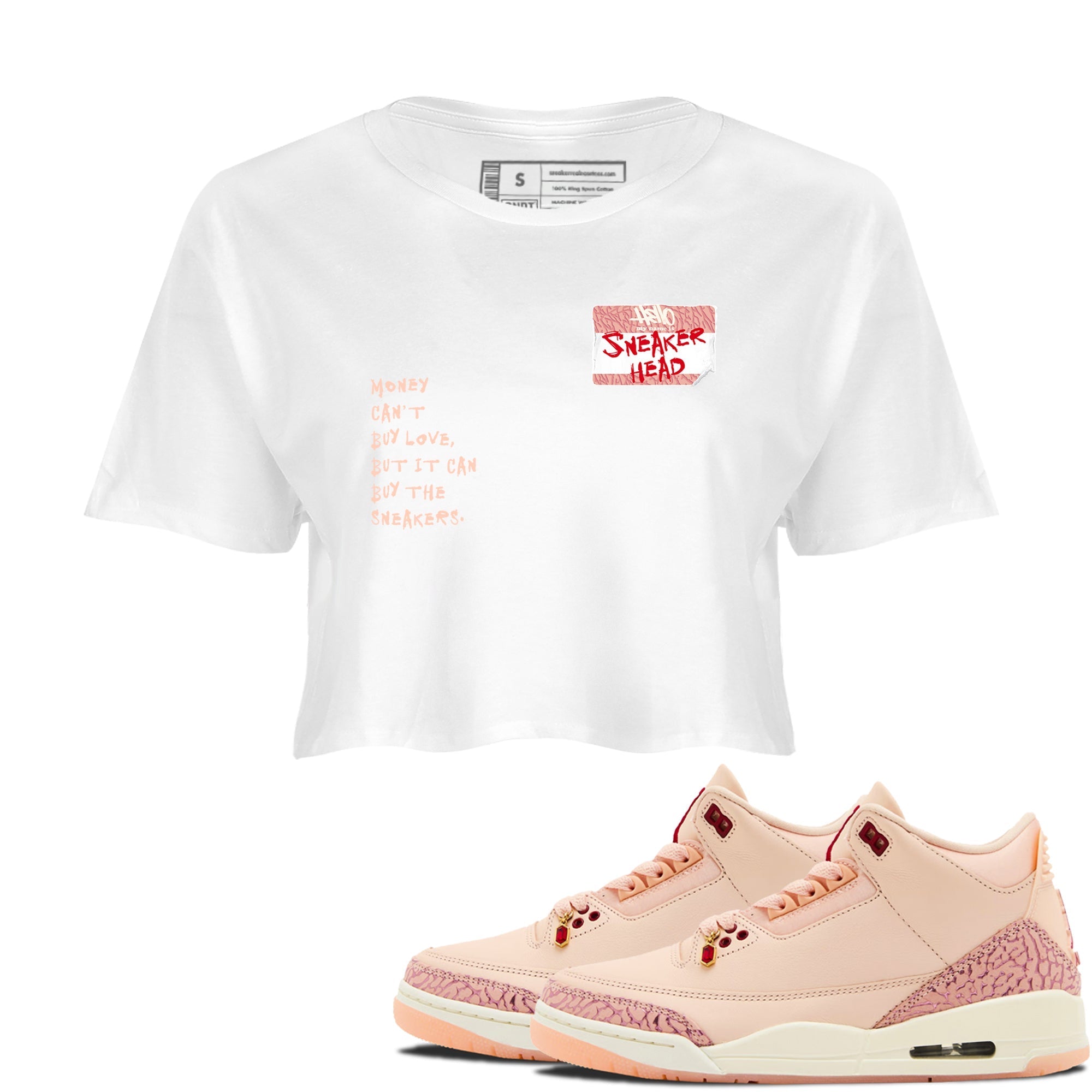 snkmatch Badge snkmatch Women's Top - Air Jordan 3 Valentines Day