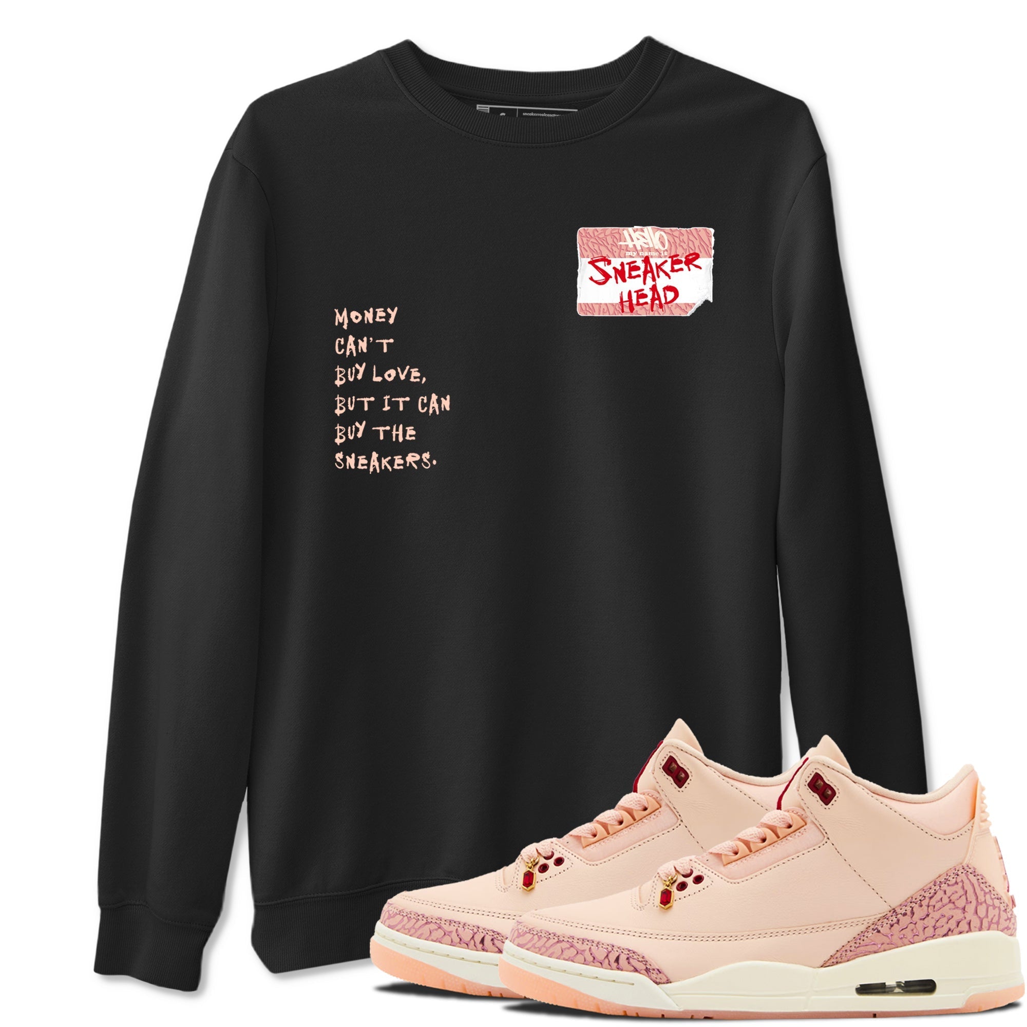 snkmatch Badge snkmatch Tees - Air Jordan 3 Valentines Day
