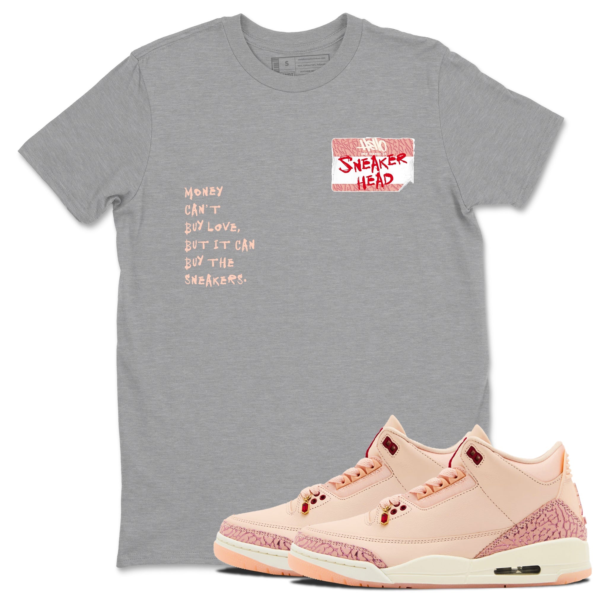 snkmatch Badge snkmatch Tees - Air Jordan 3 Valentines Day