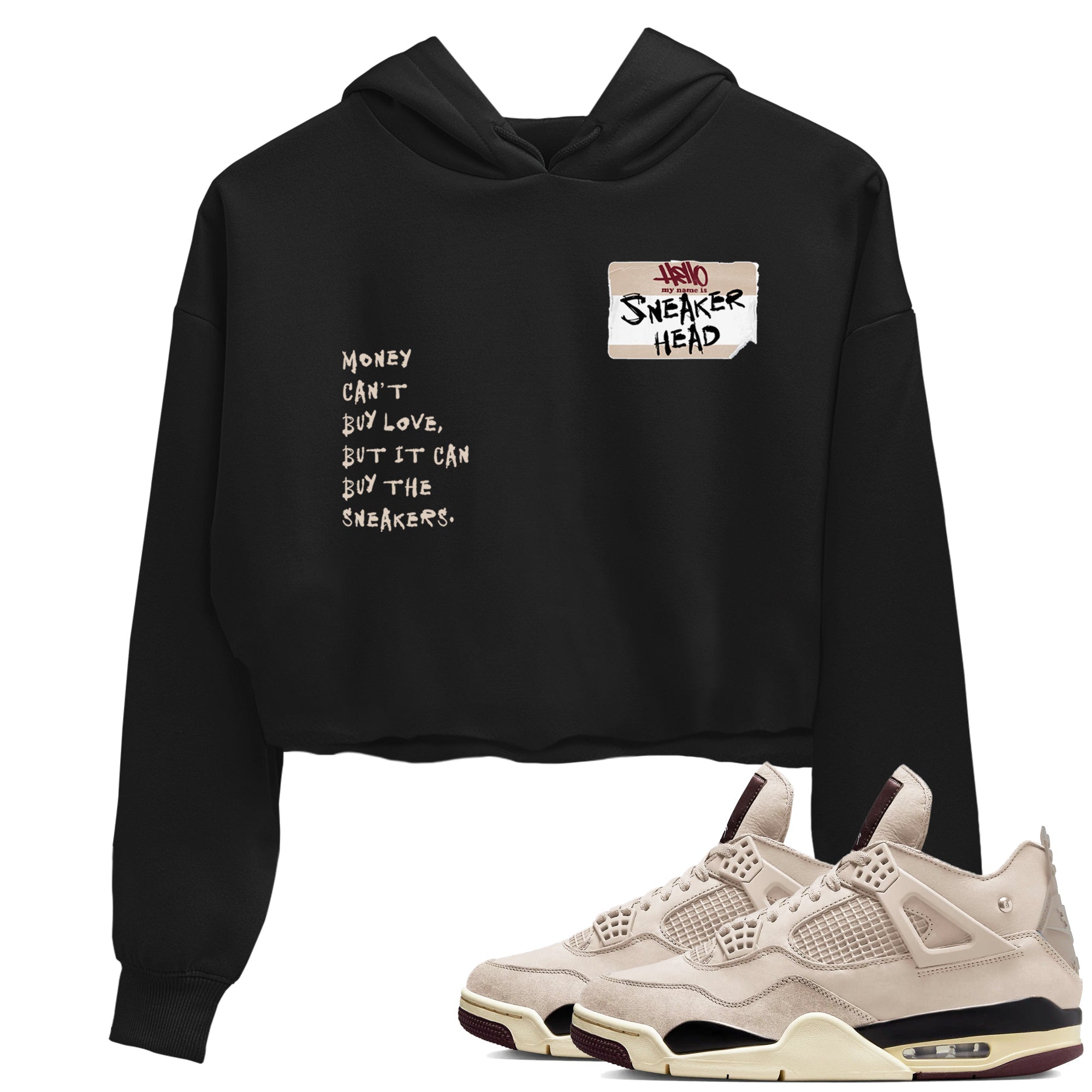 snkmatch Badge snkmatch Women's Top - Air Jordan 4 A Ma Maniere x Fossil Stone