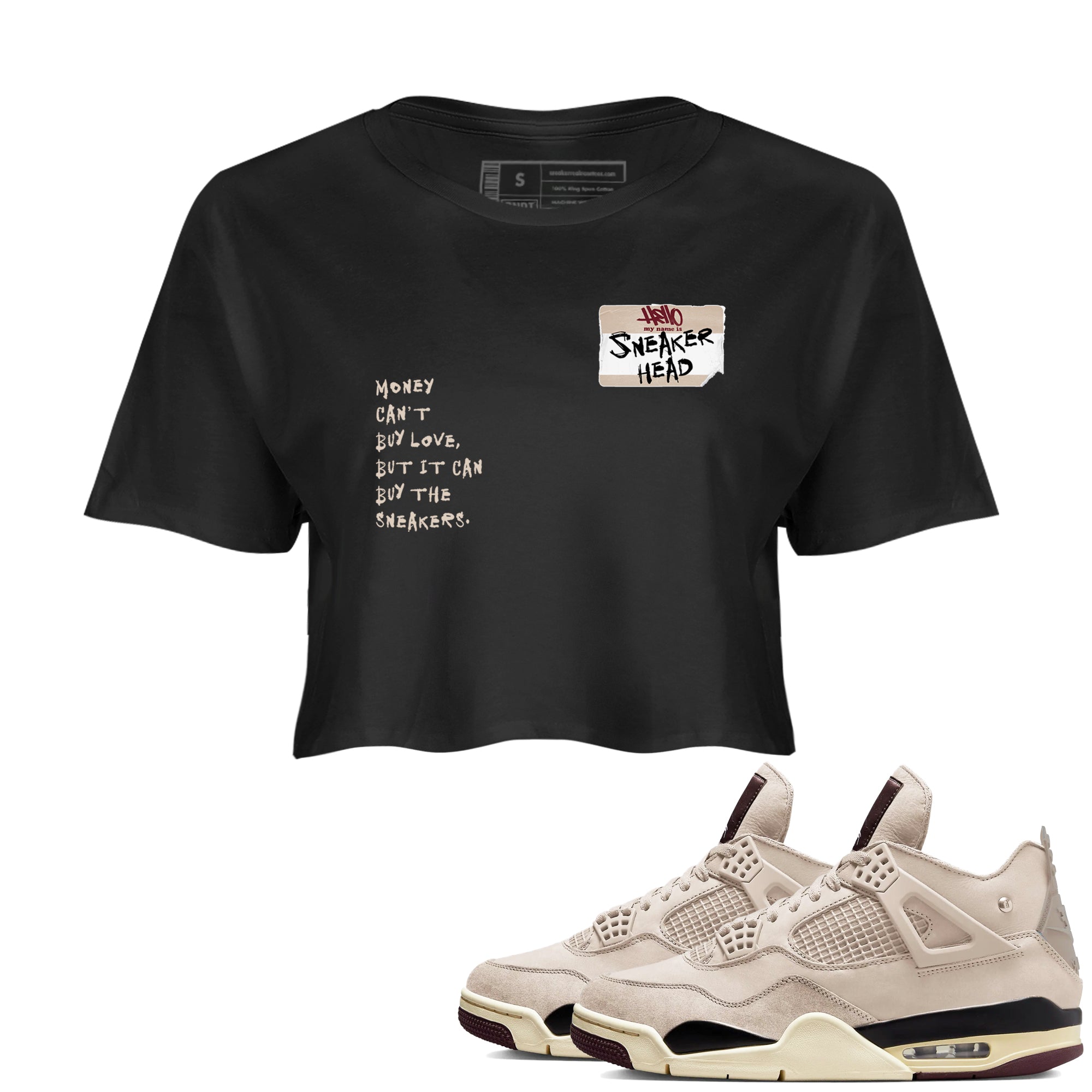 snkmatch Badge snkmatch Women's Top - Air Jordan 4 A Ma Maniere x Fossil Stone