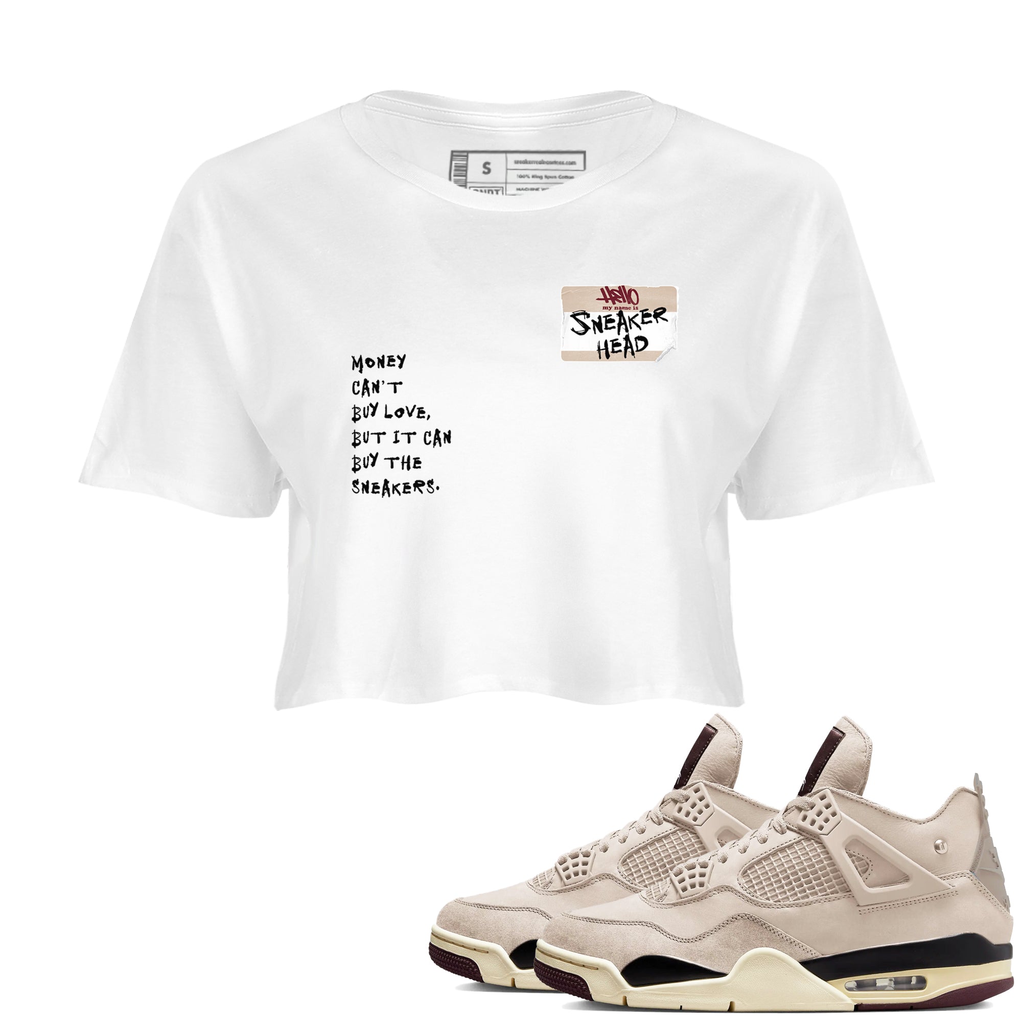 snkmatch Badge snkmatch Women's Top - Air Jordan 4 A Ma Maniere x Fossil Stone