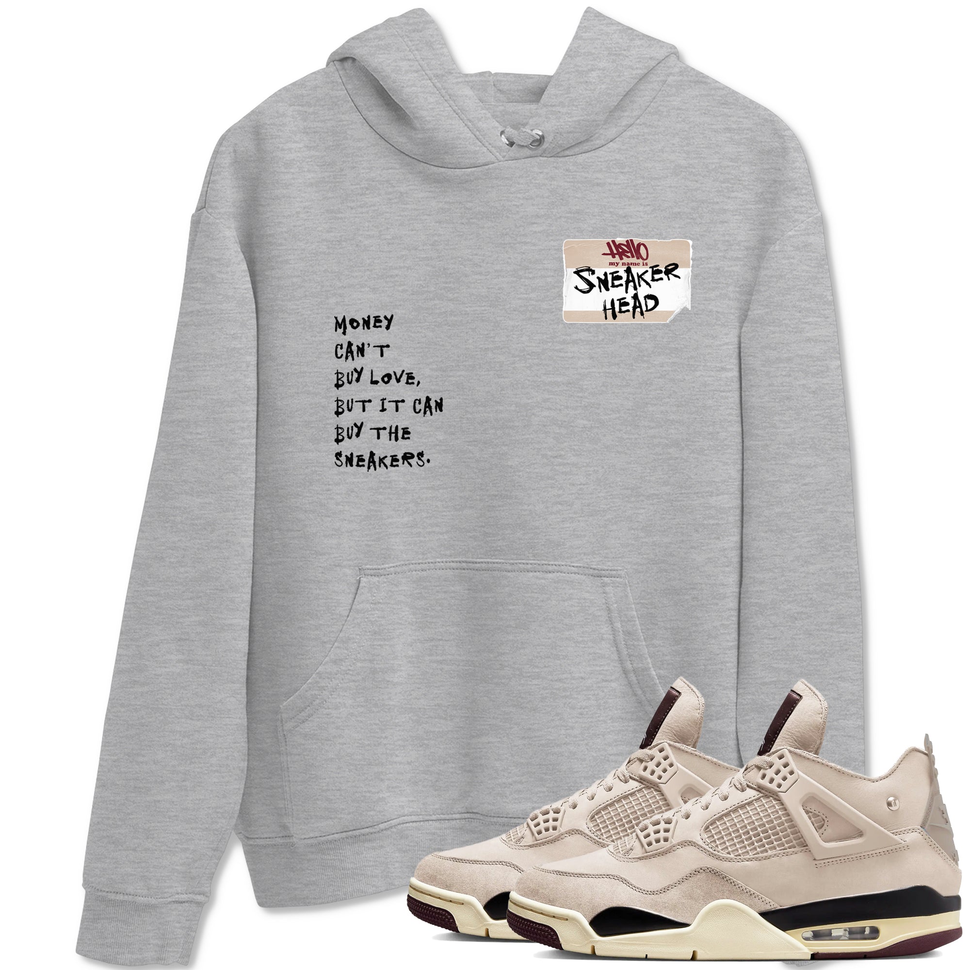 snkmatch Badge snkmatch Tees - Air Jordan 4 A Ma Maniere x Fossil Stone