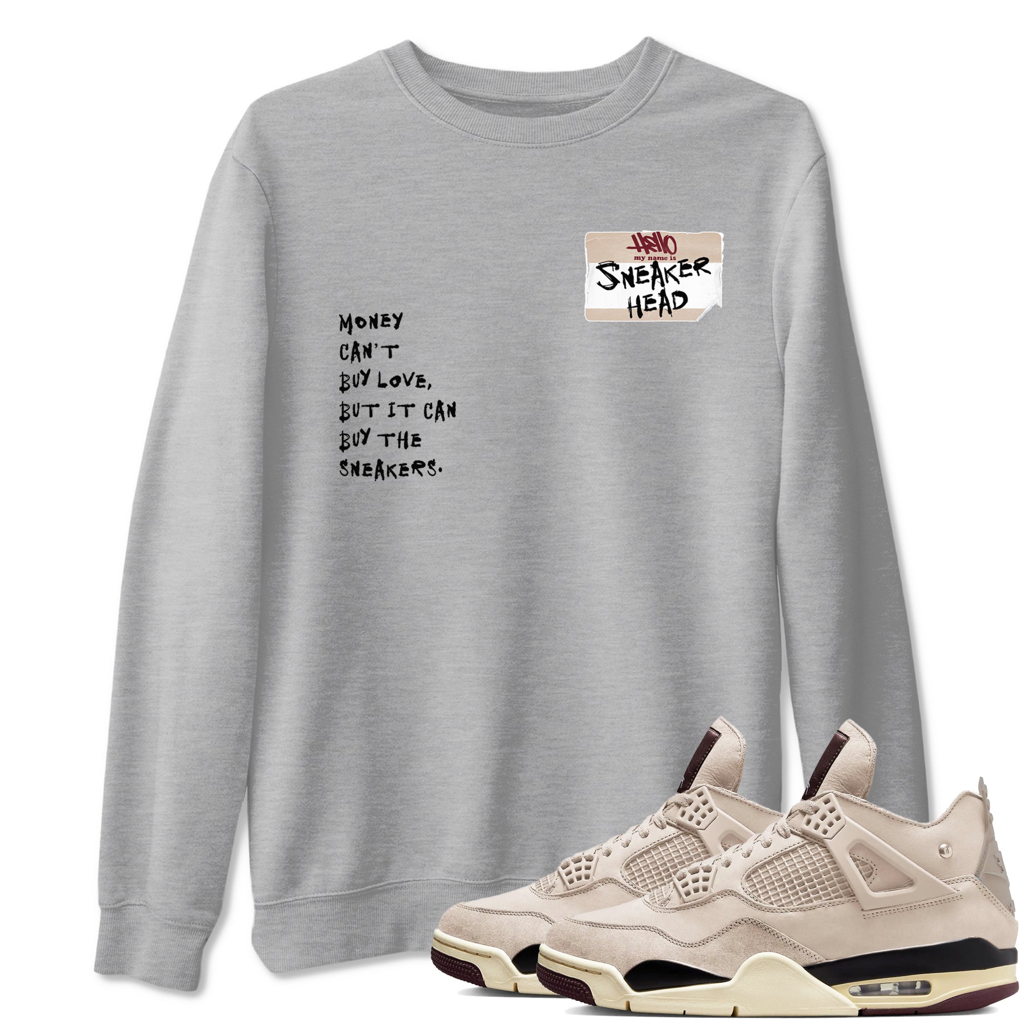 snkmatch Badge snkmatch Tees - Air Jordan 4 A Ma Maniere x Fossil Stone