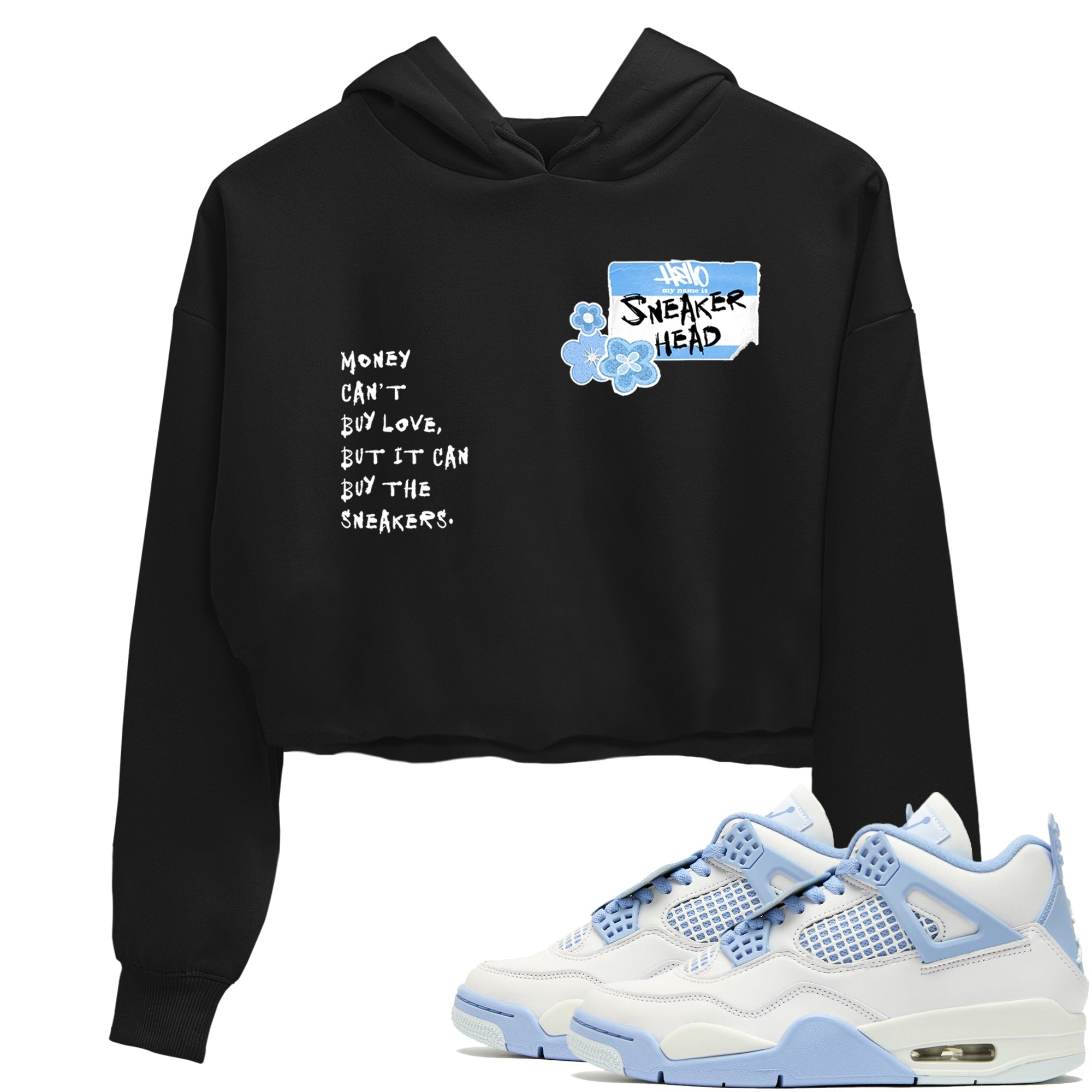 snkmatch Badge snkmatch Women's Top - Air Jordan 4 Forget Me Not