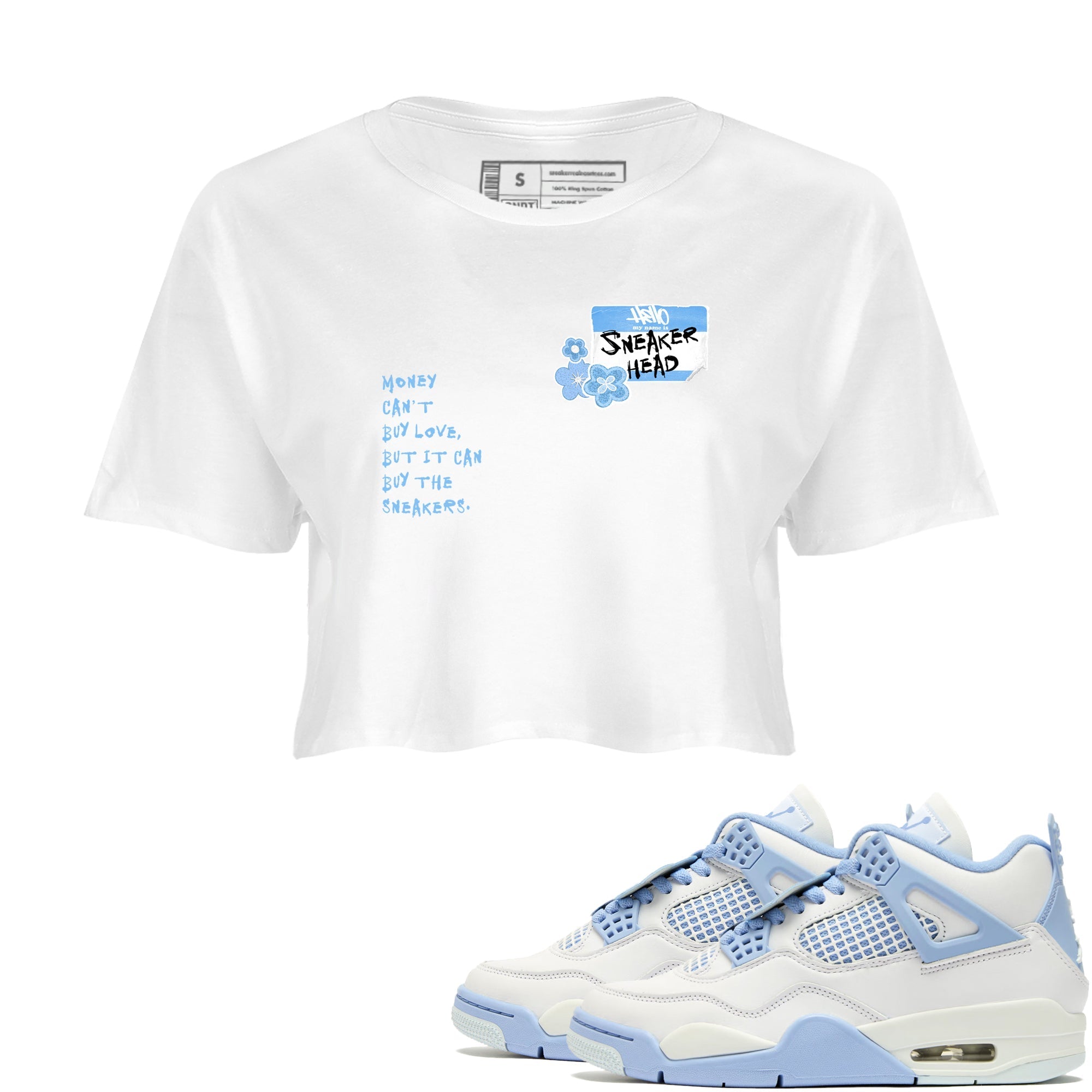 snkmatch Badge snkmatch Women's Top - Air Jordan 4 Forget Me Not