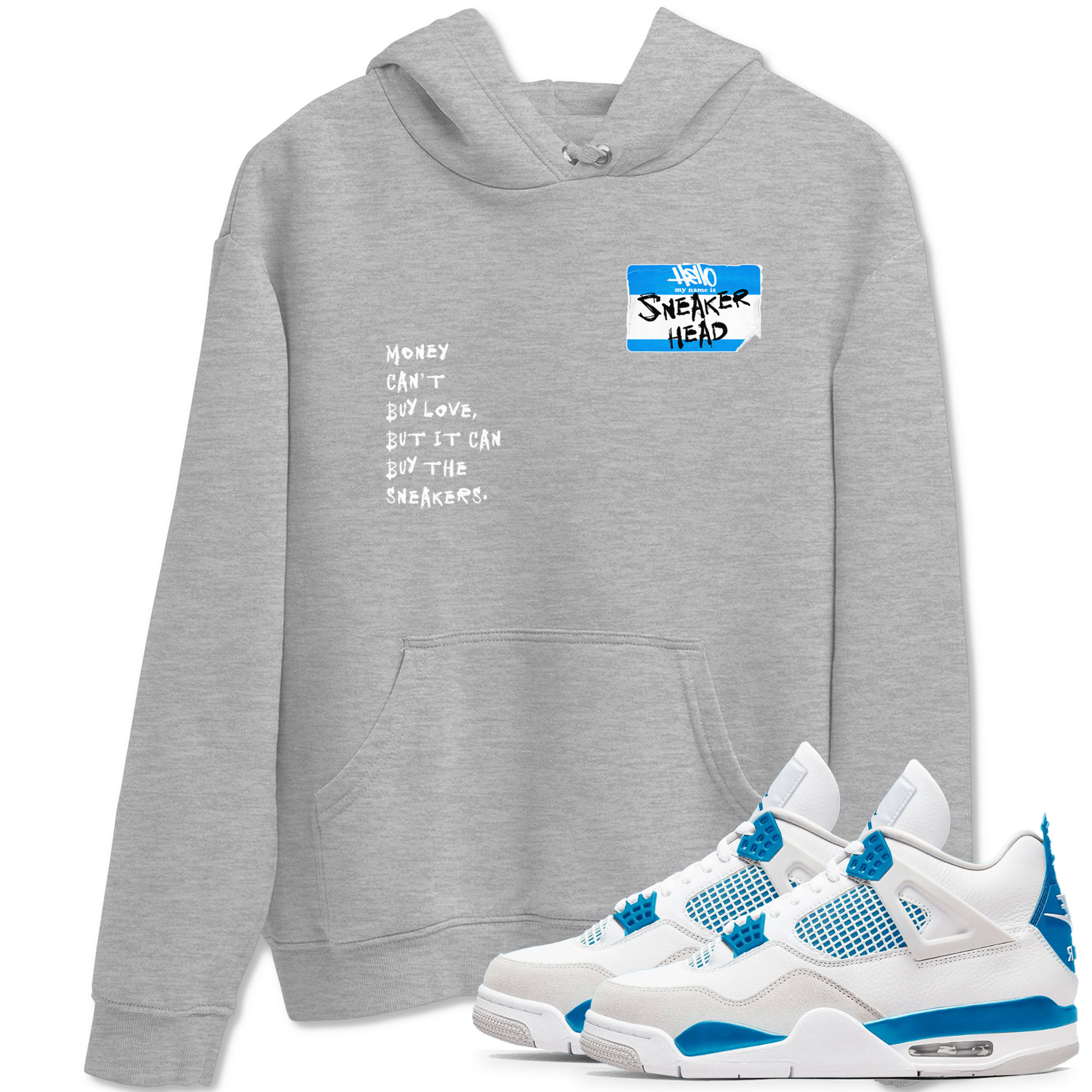 snkmatch Badge snkmatch Tees - Air Jordan 4 Military Blue