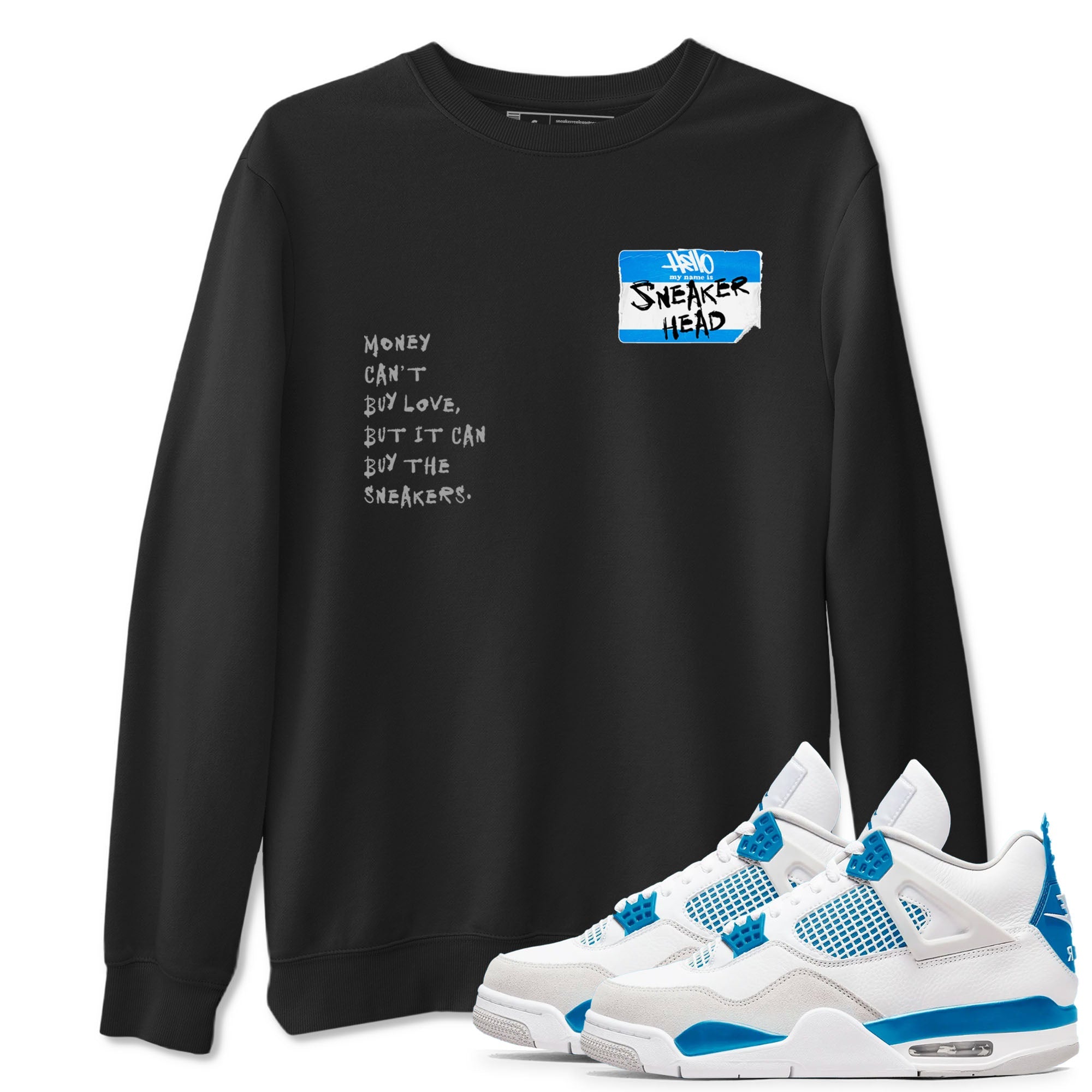 snkmatch Badge snkmatch Tees - Air Jordan 4 Military Blue