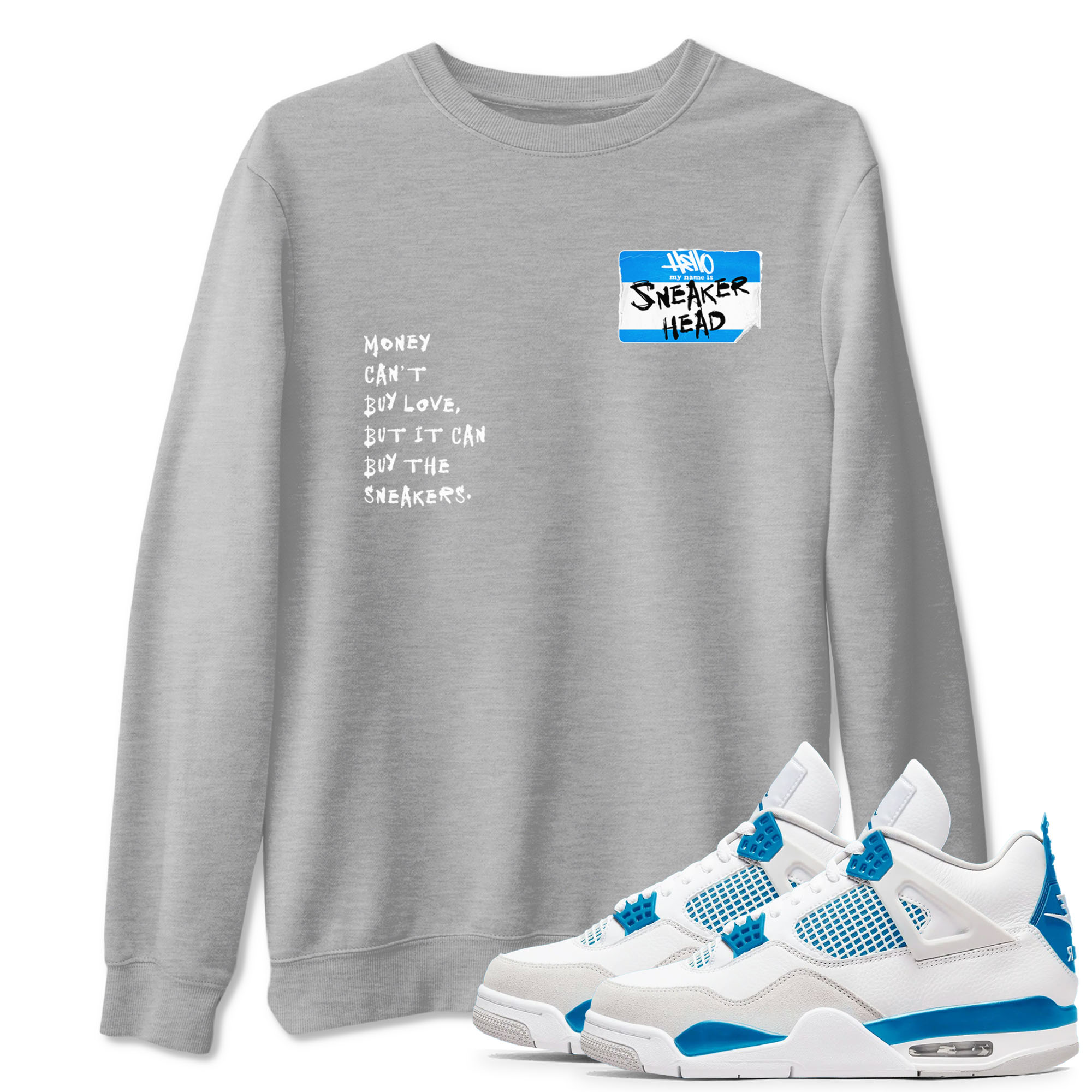 snkmatch Badge snkmatch Tees - Air Jordan 4 Military Blue