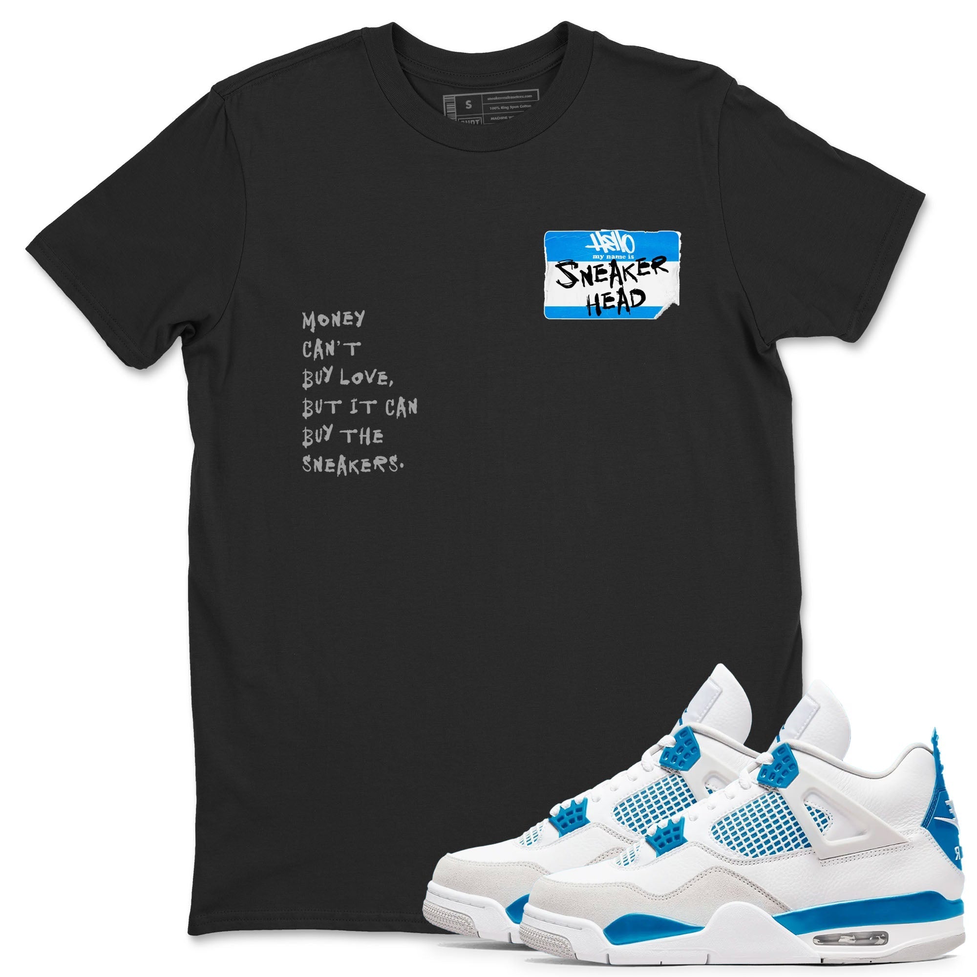 snkmatch Badge snkmatch Tees - Air Jordan 4 Military Blue