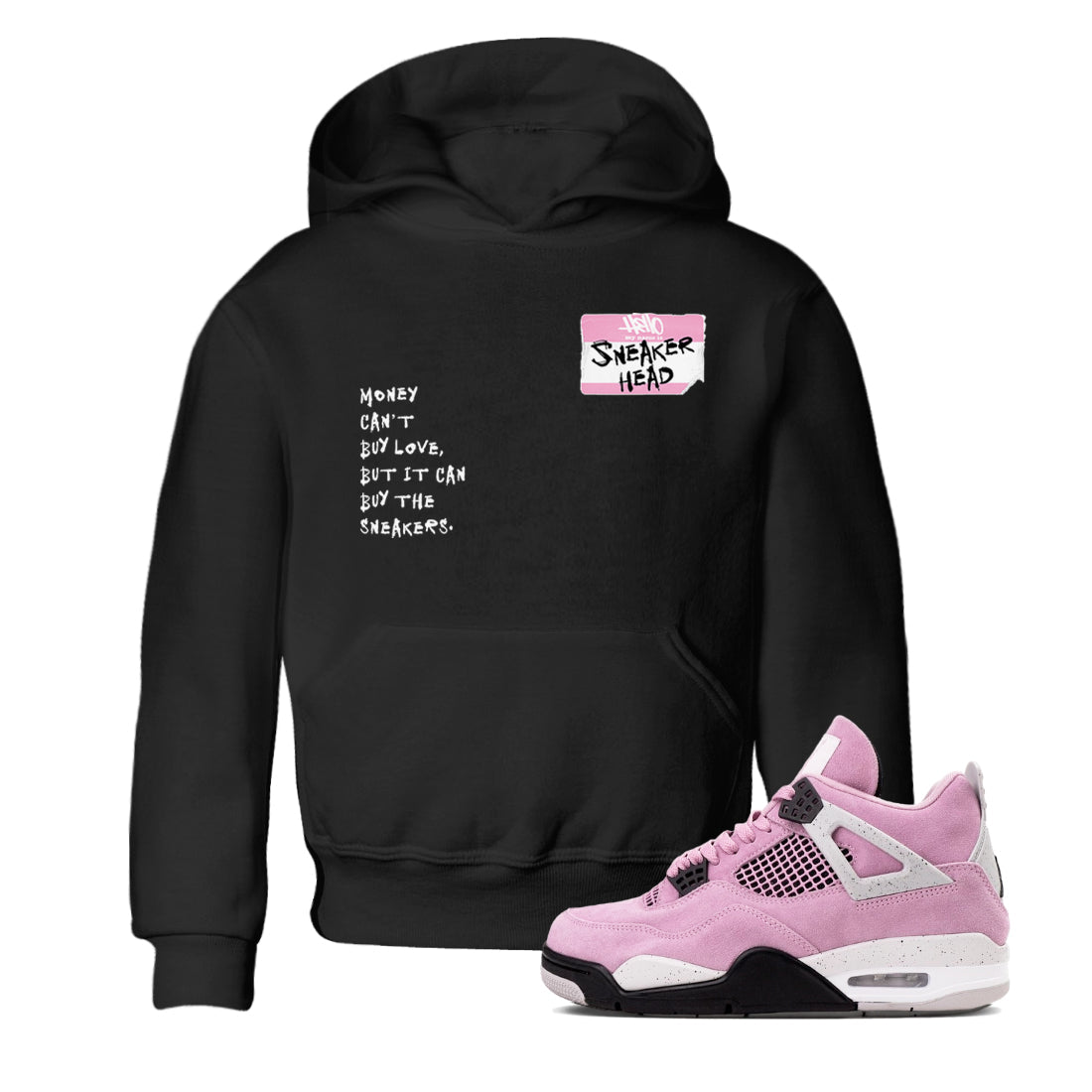 snkmatch Badge snkmatch Tees Kids - Air Jordan 4 Orchid