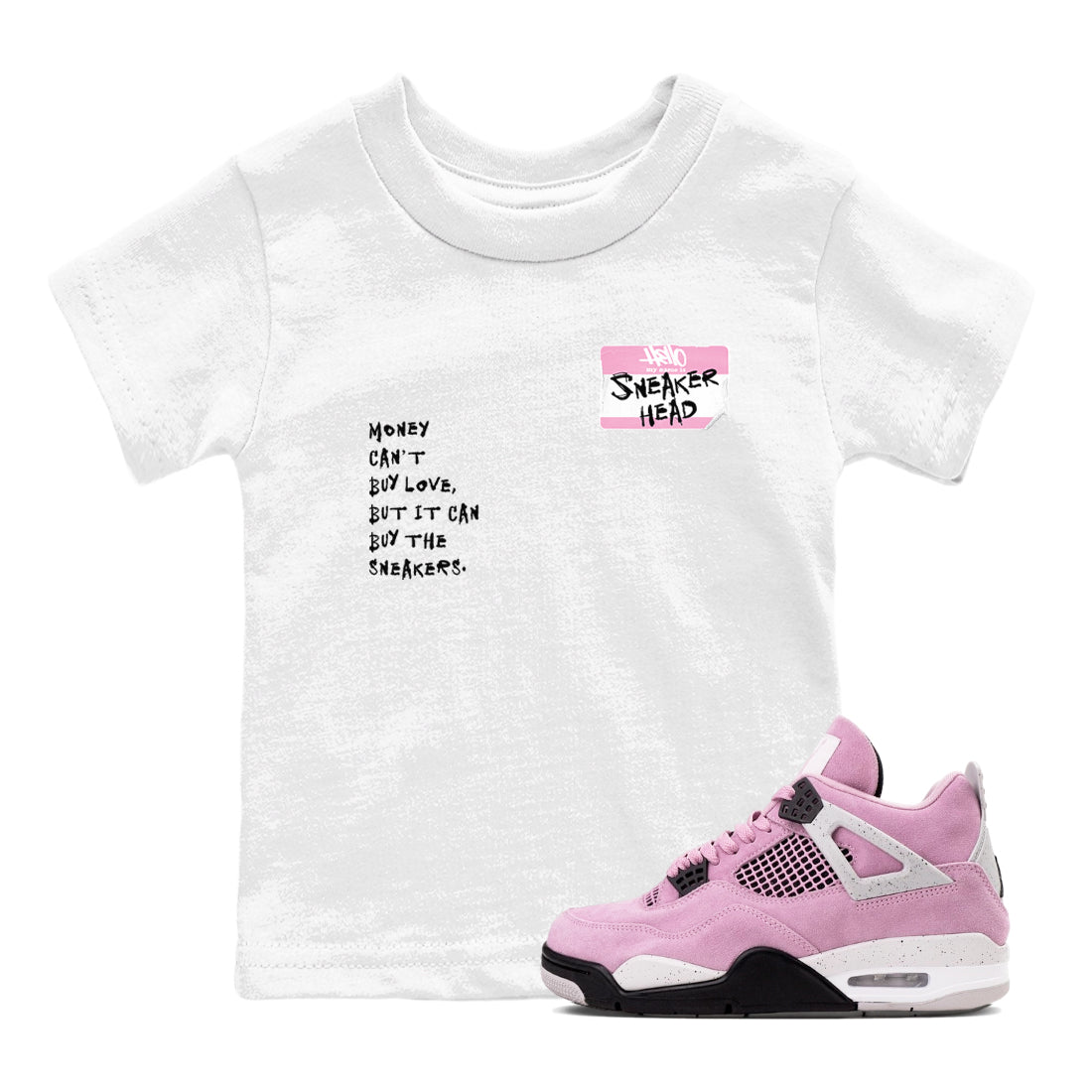 snkmatch Badge snkmatch Tees Kids - Air Jordan 4 Orchid