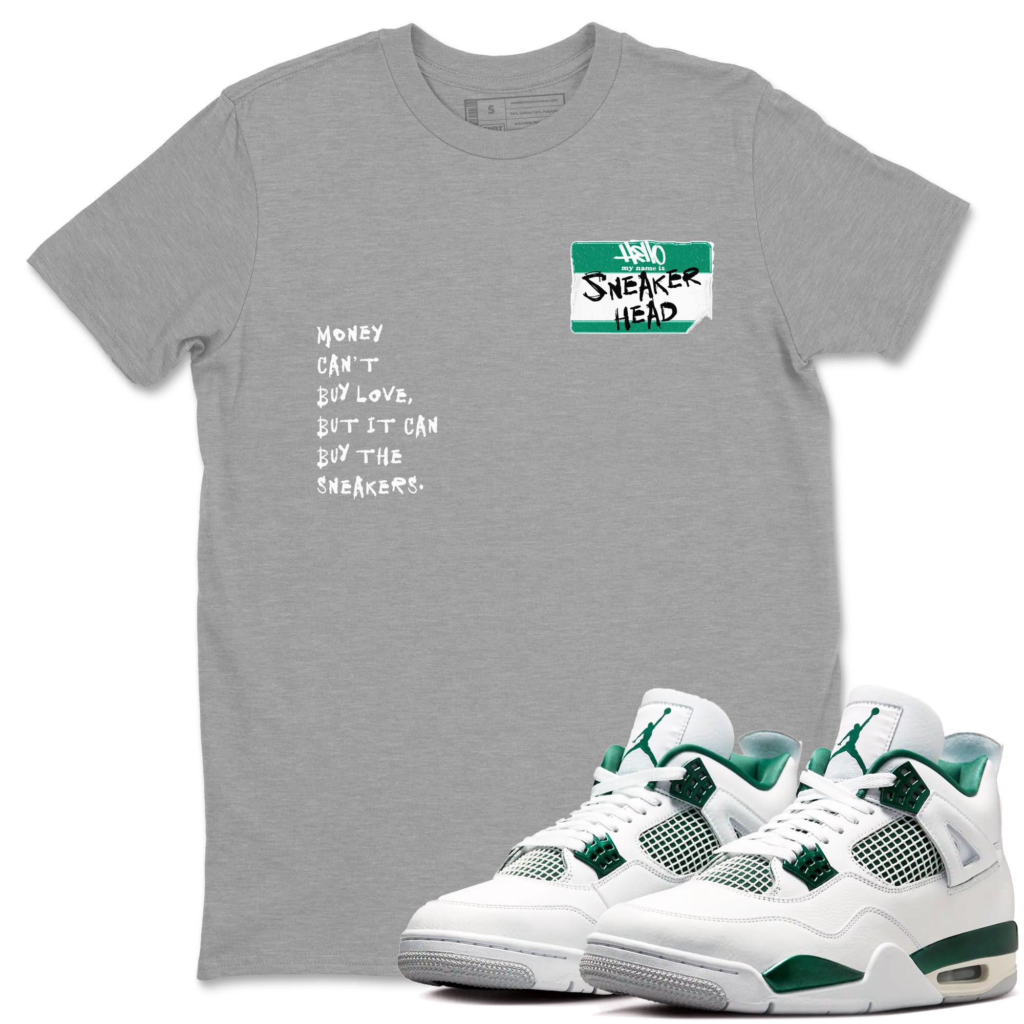 snkmatch Badge snkmatch Tees - Air Jordan 4 Oxidized Green