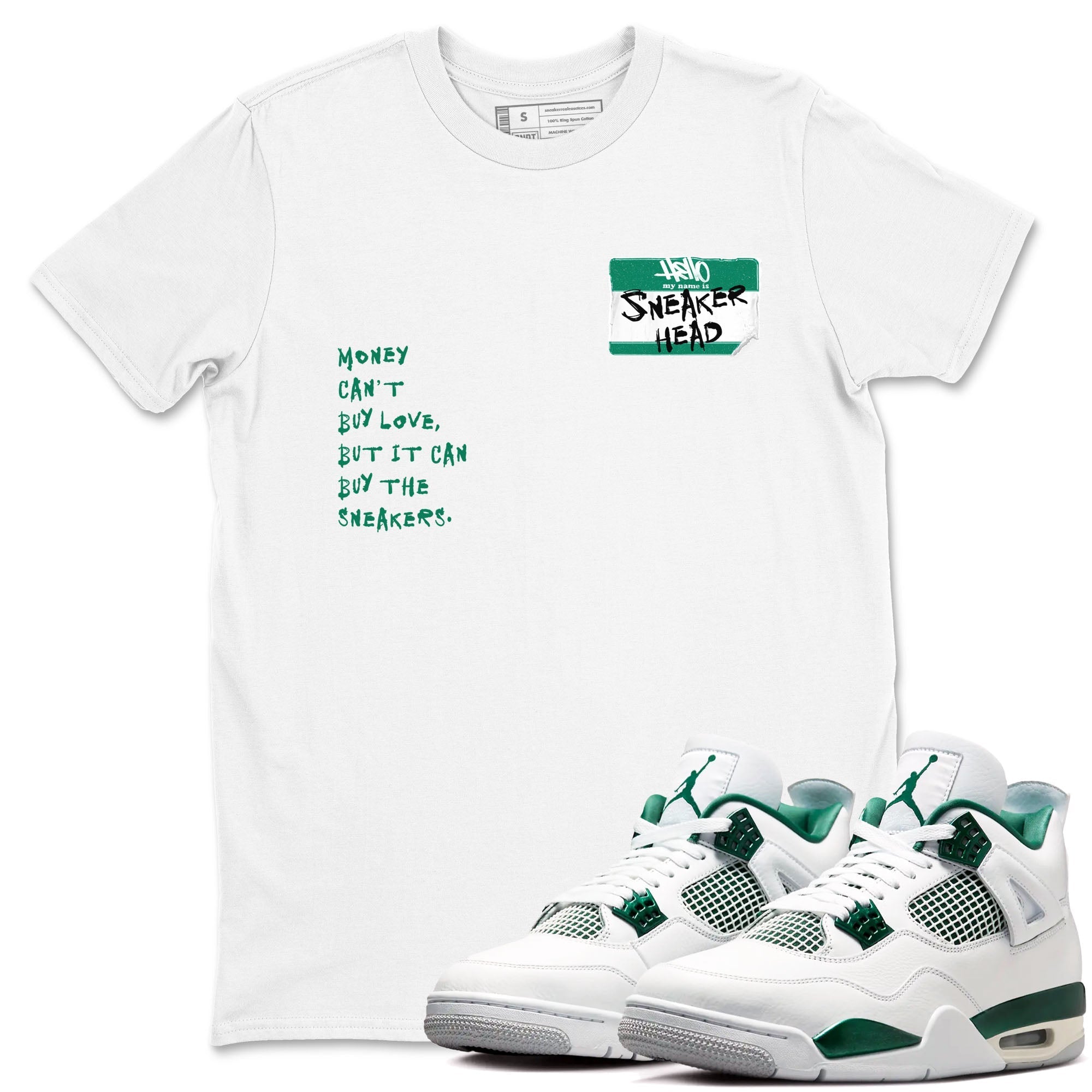 snkmatch Badge snkmatch Tees - Air Jordan 4 Oxidized Green