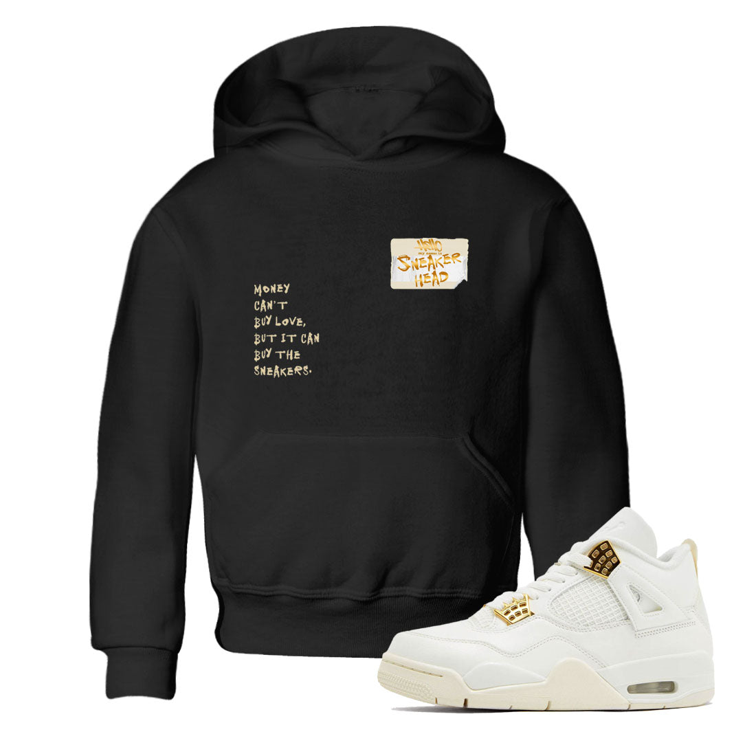 snkmatch Badge snkmatch Tees Kids - Air Jordan 4 Sail 2024
