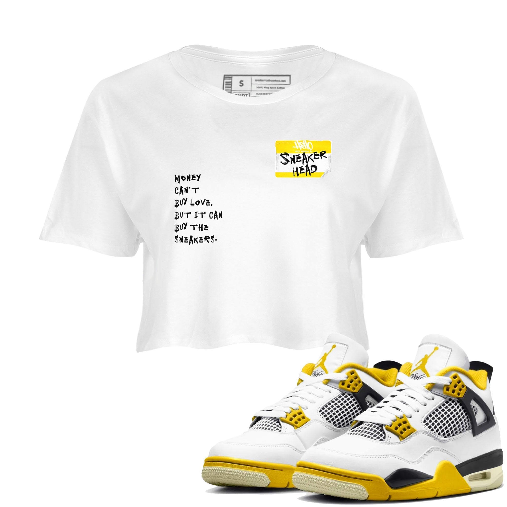 snkmatch Badge snkmatch Women's Top - Air Jordan 4 Vivid Sulfur