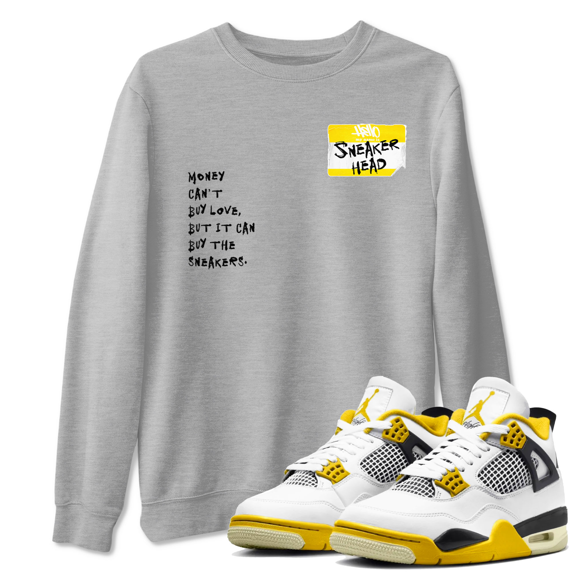snkmatch Badge snkmatch Tees - Air Jordan 4 Vivid Sulfur