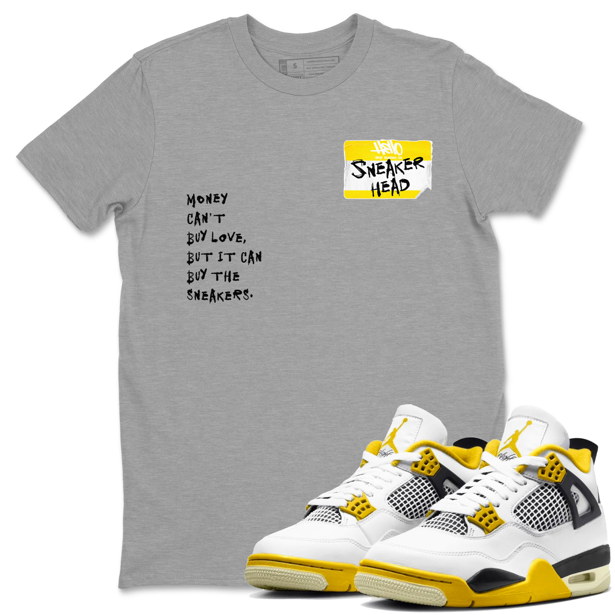 snkmatch Badge snkmatch Tees - Air Jordan 4 Vivid Sulfur