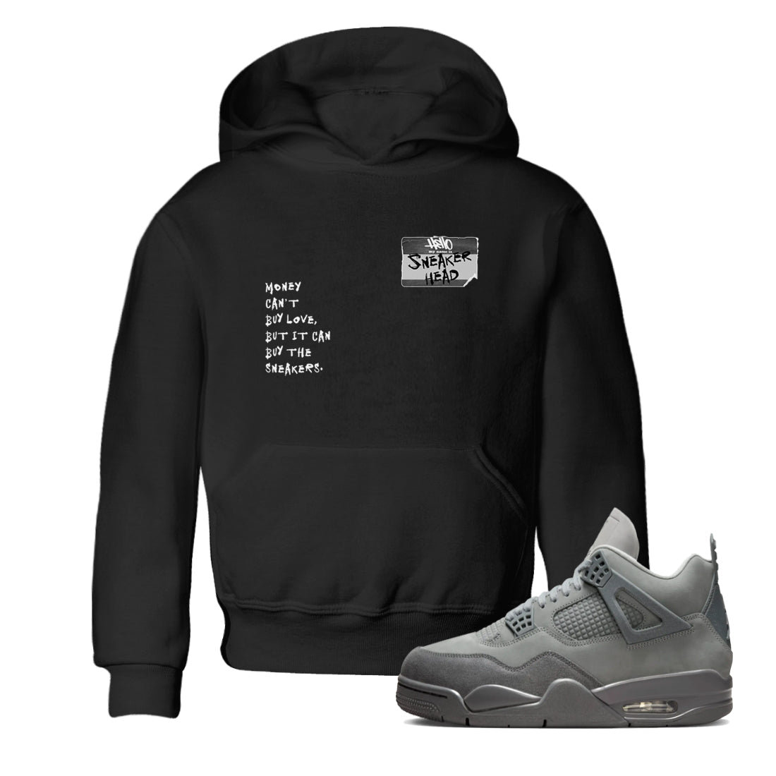 snkmatch Badge snkmatch Tees Kids - Air Jordan 4 Wet Cement