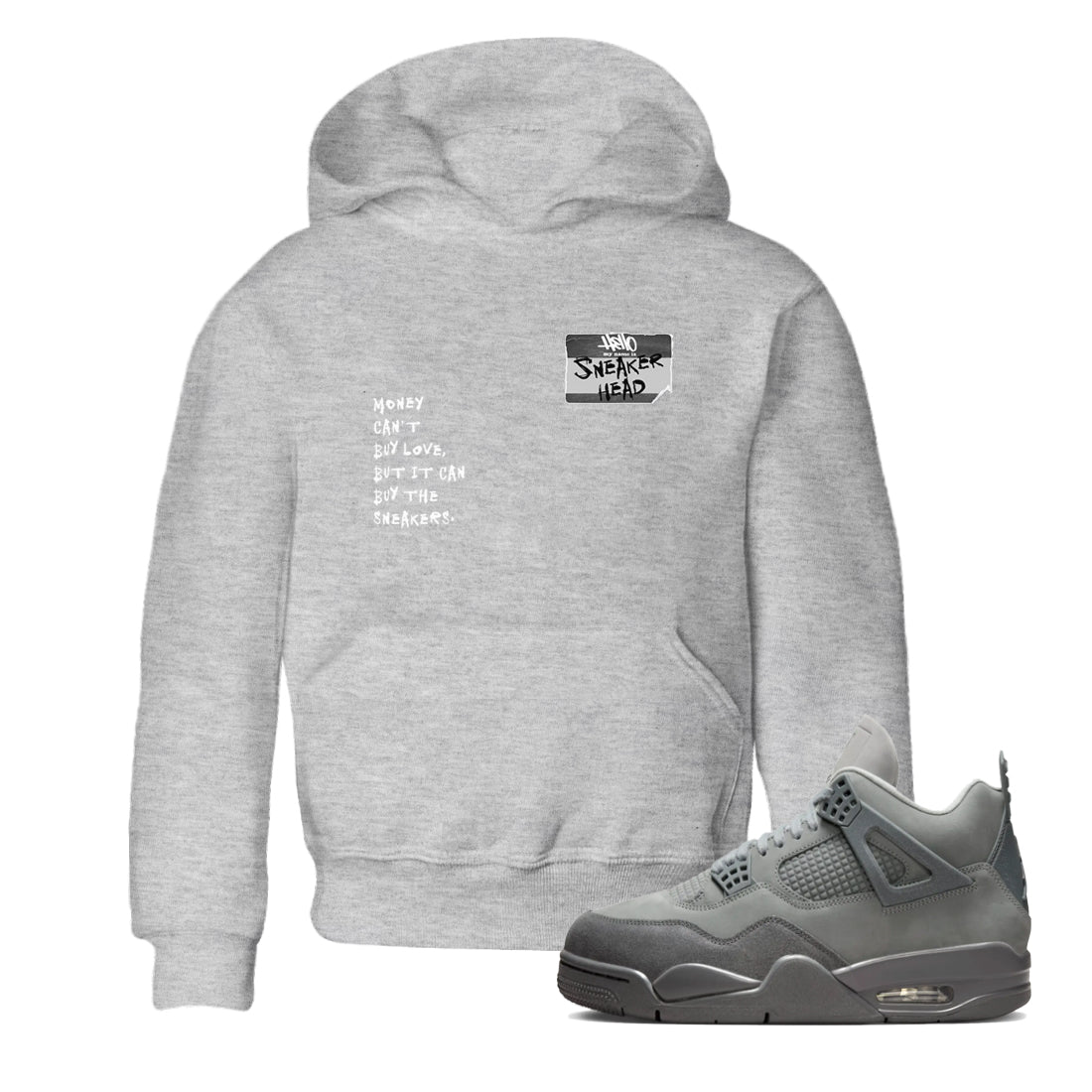 snkmatch Badge snkmatch Tees Kids - Air Jordan 4 Wet Cement