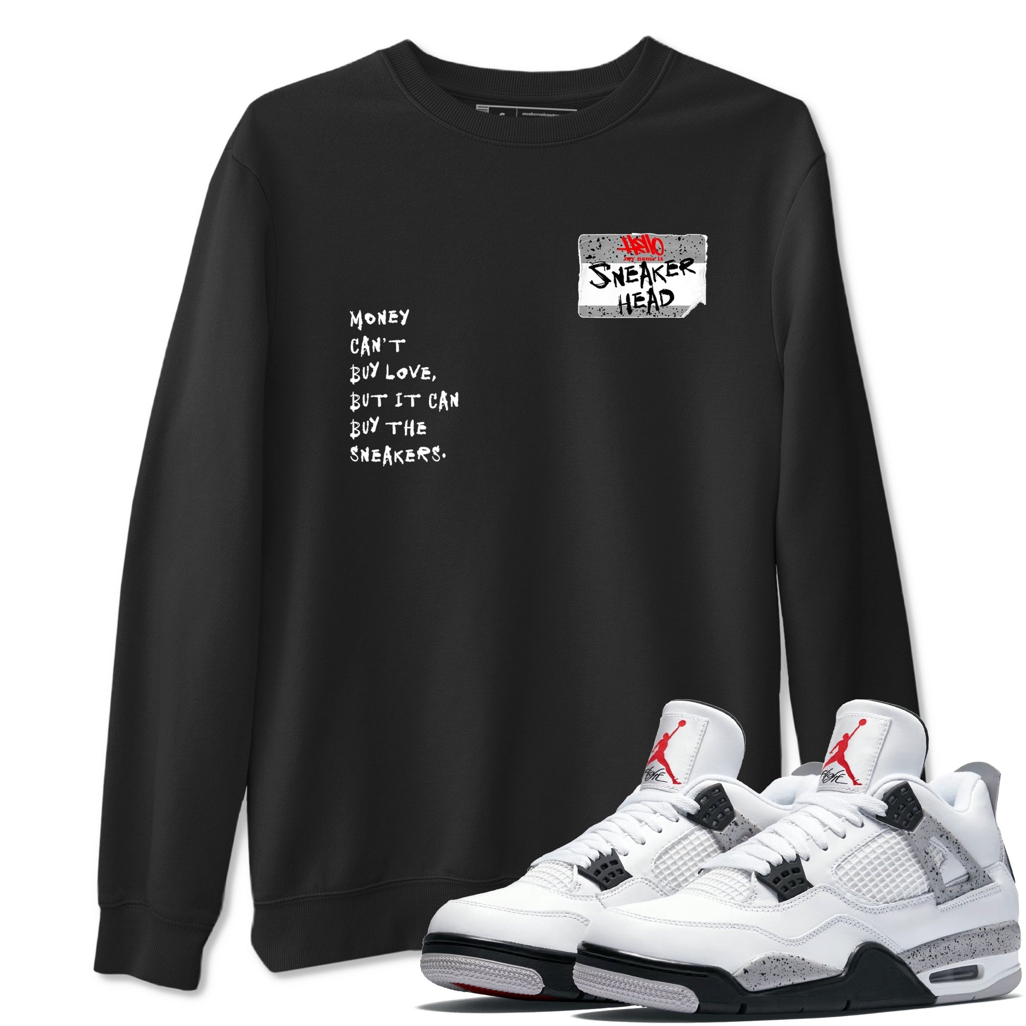 snkmatch Badge snkmatch Tees - Air Jordan 4 White Cement