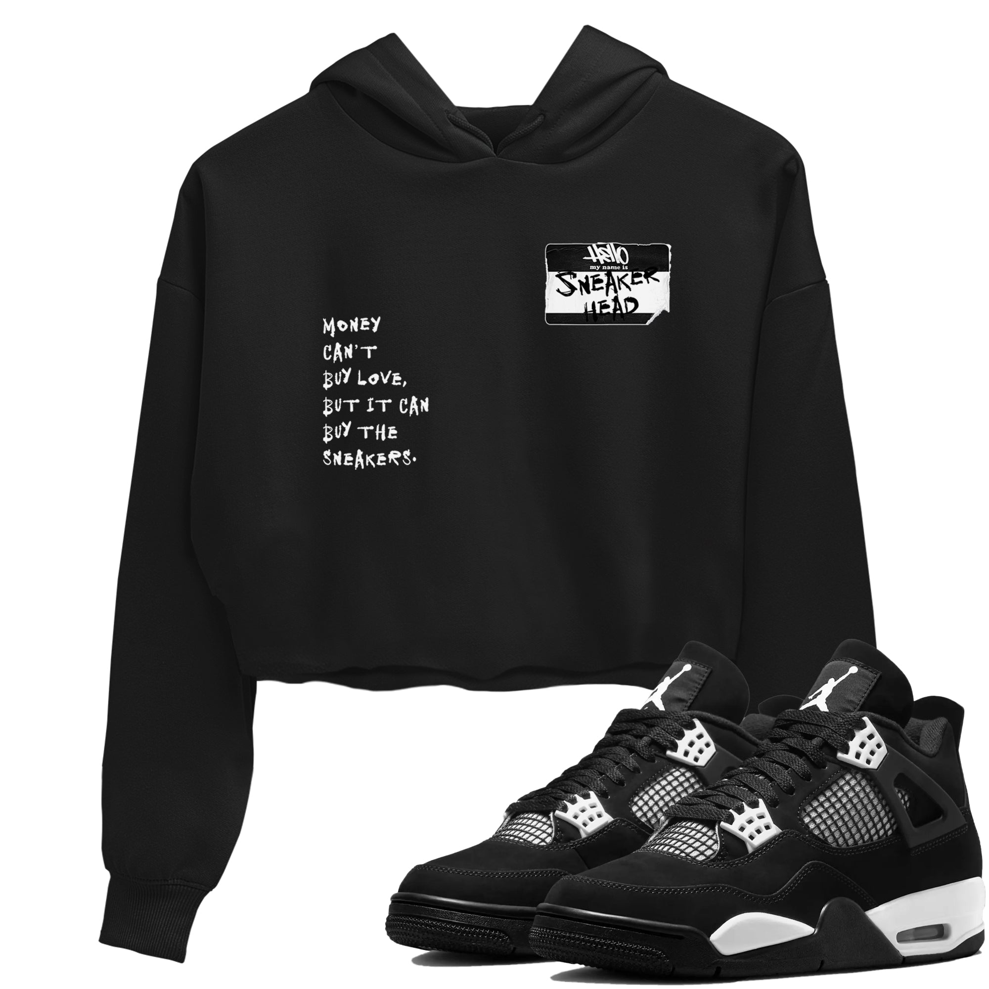 snkmatch Badge snkmatch Women's Top - Air Jordan 4 White Thunder