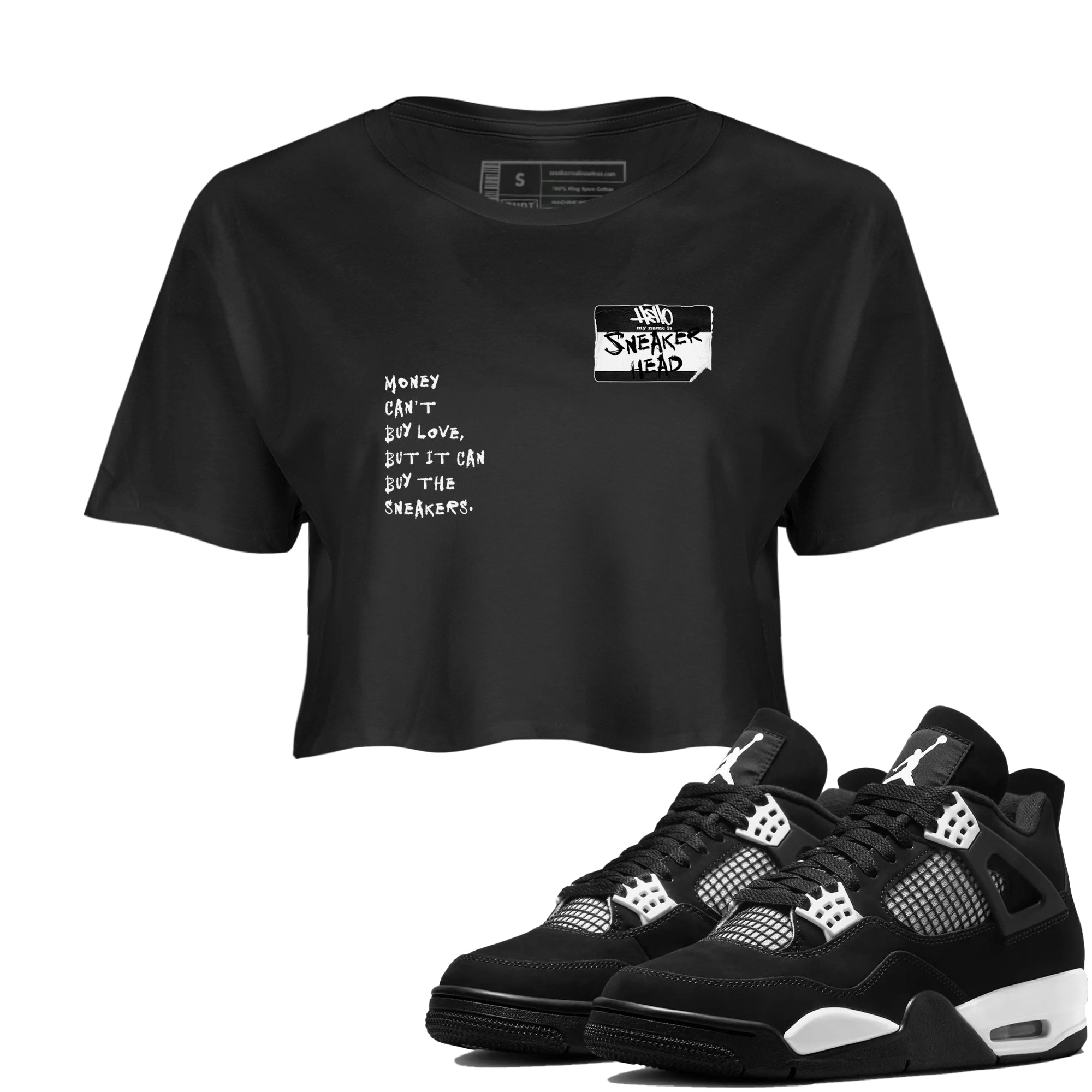 snkmatch Badge snkmatch Women's Top - Air Jordan 4 White Thunder