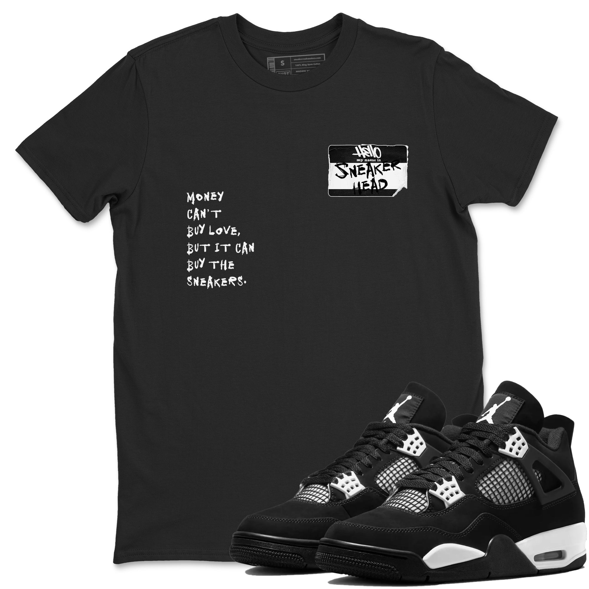 snkmatch Badge snkmatch Tees - Air Jordan 4 White Thunder