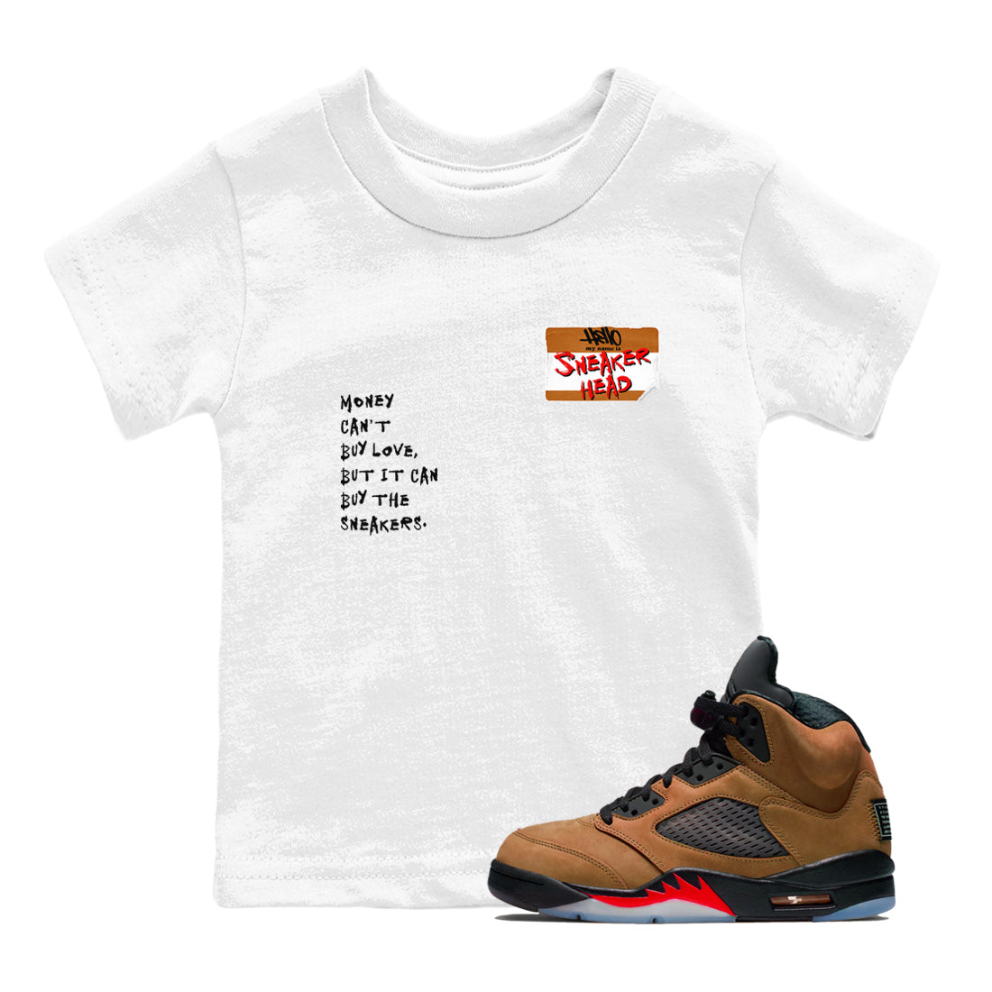 snkmatch Badge snkmatch Tees Kids - Air Jordan 5 Archaeo Brown