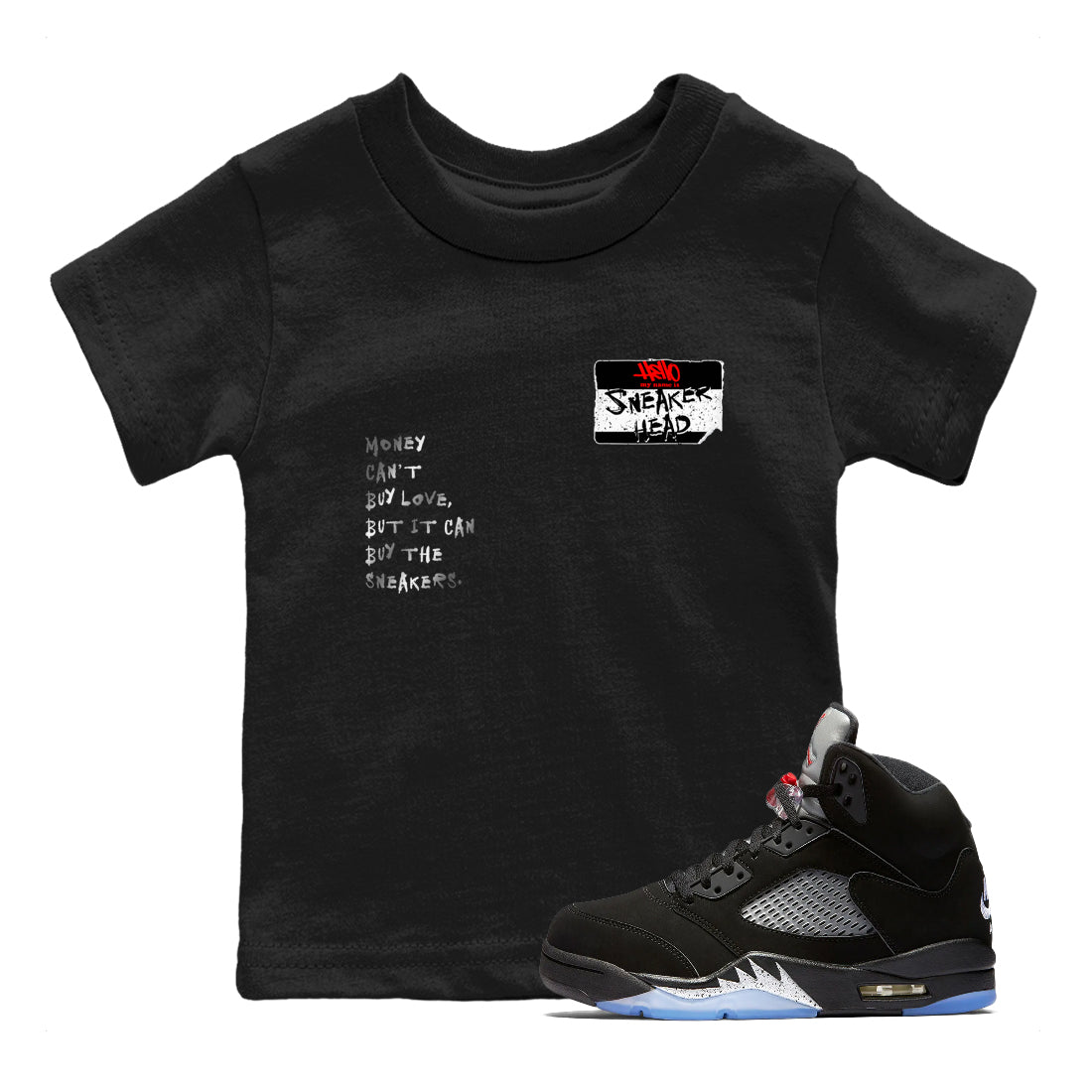 snkmatch Badge snkmatch Tees Kids - Air Jordan 5 Reimagined