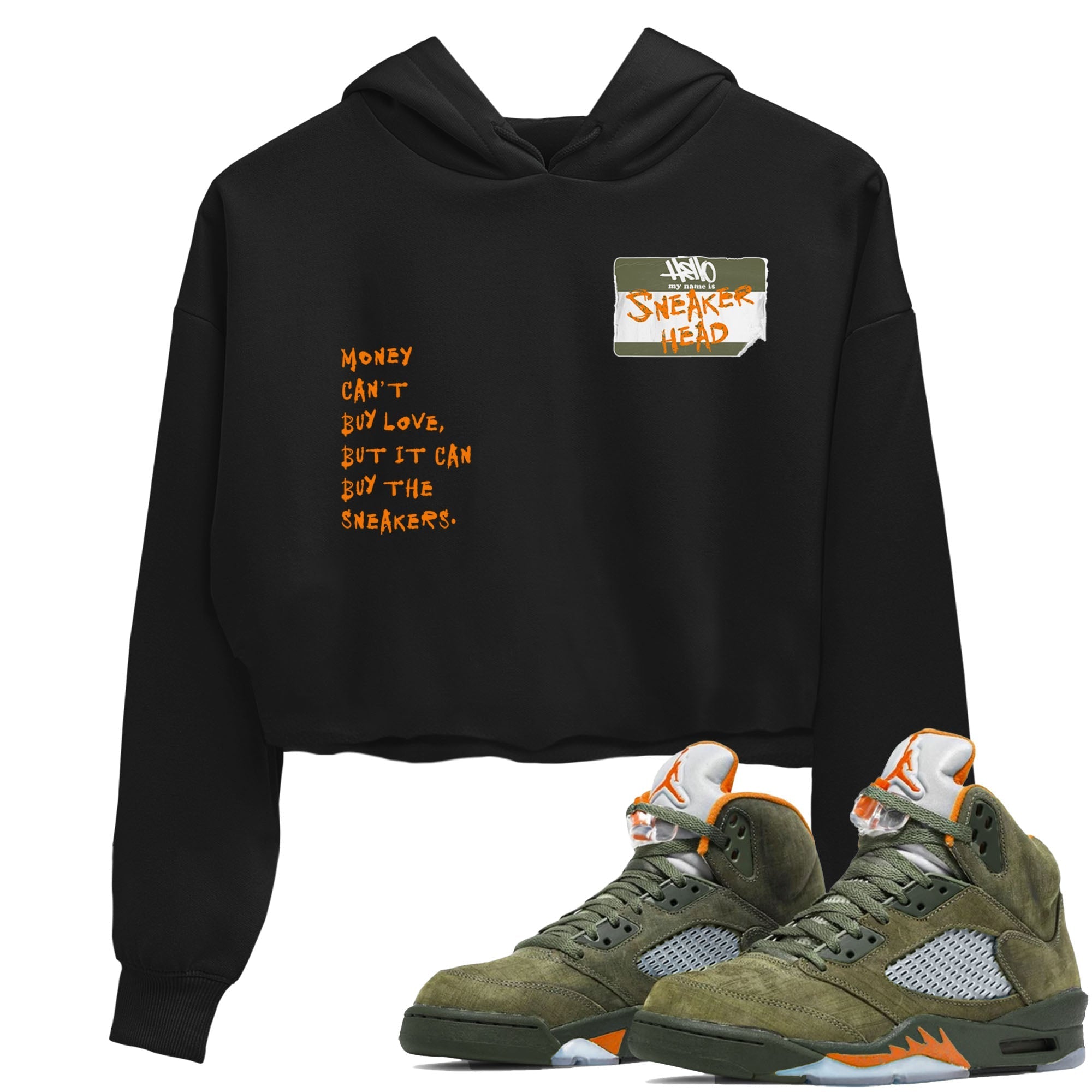 snkmatch Badge snkmatch Women's Top - Air Jordan 5 Olive