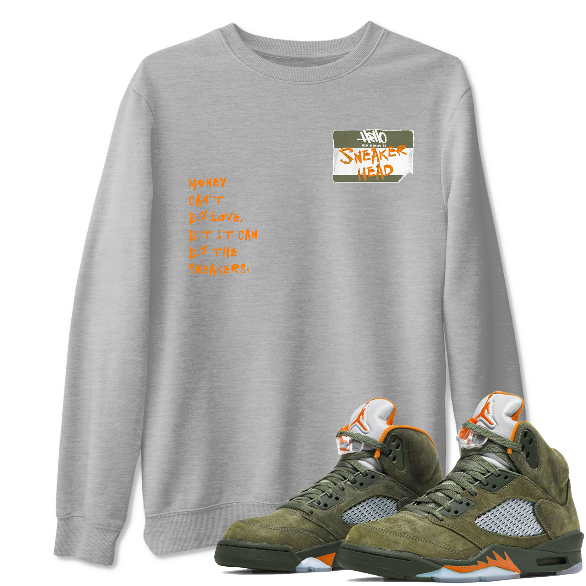 snkmatch Badge snkmatch Tees - Air Jordan 5 Olive