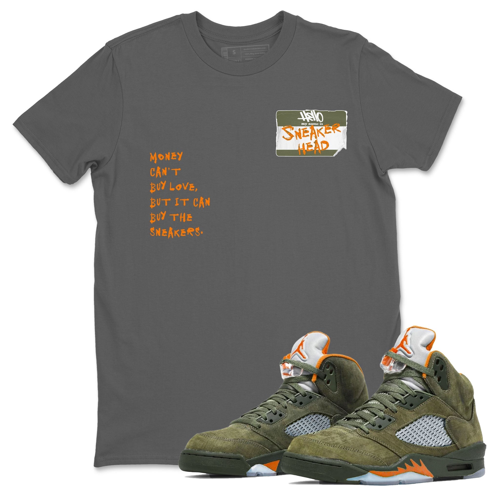 snkmatch Badge snkmatch Tees - Air Jordan 5 Olive