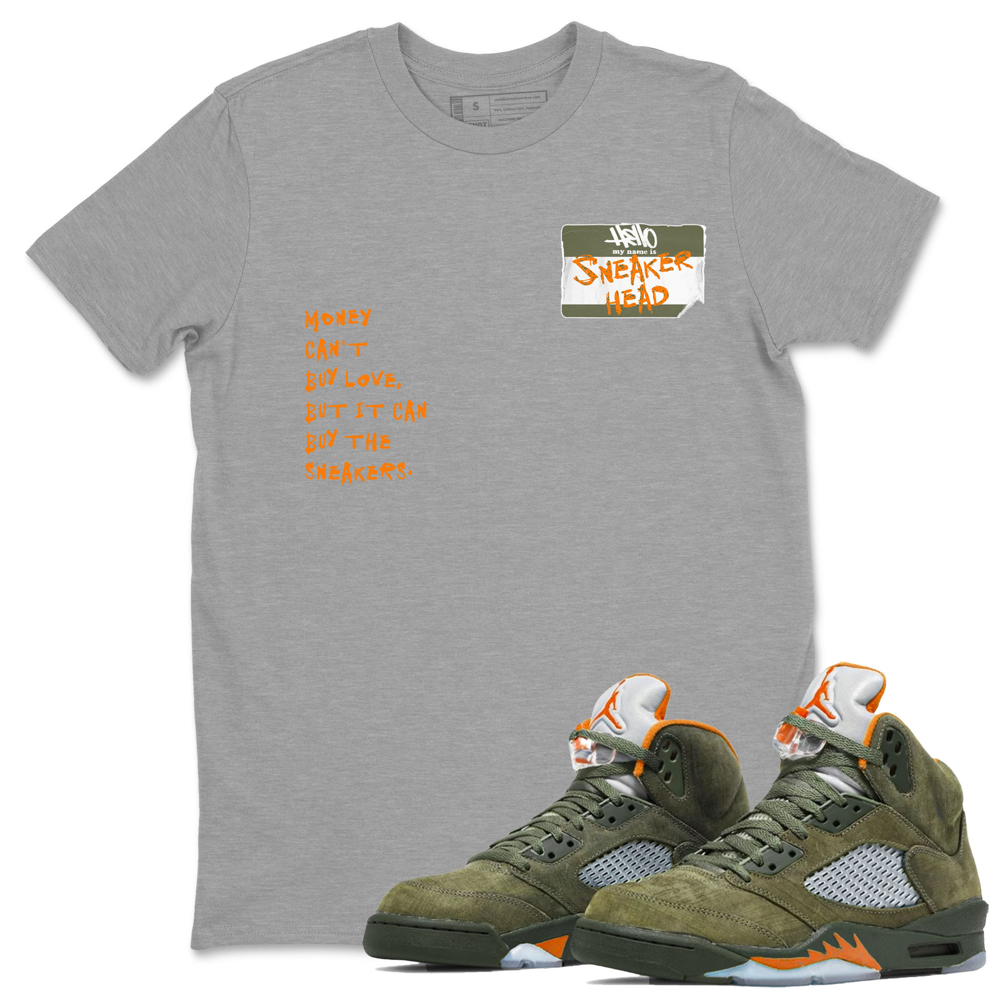 snkmatch Badge snkmatch Tees - Air Jordan 5 Olive