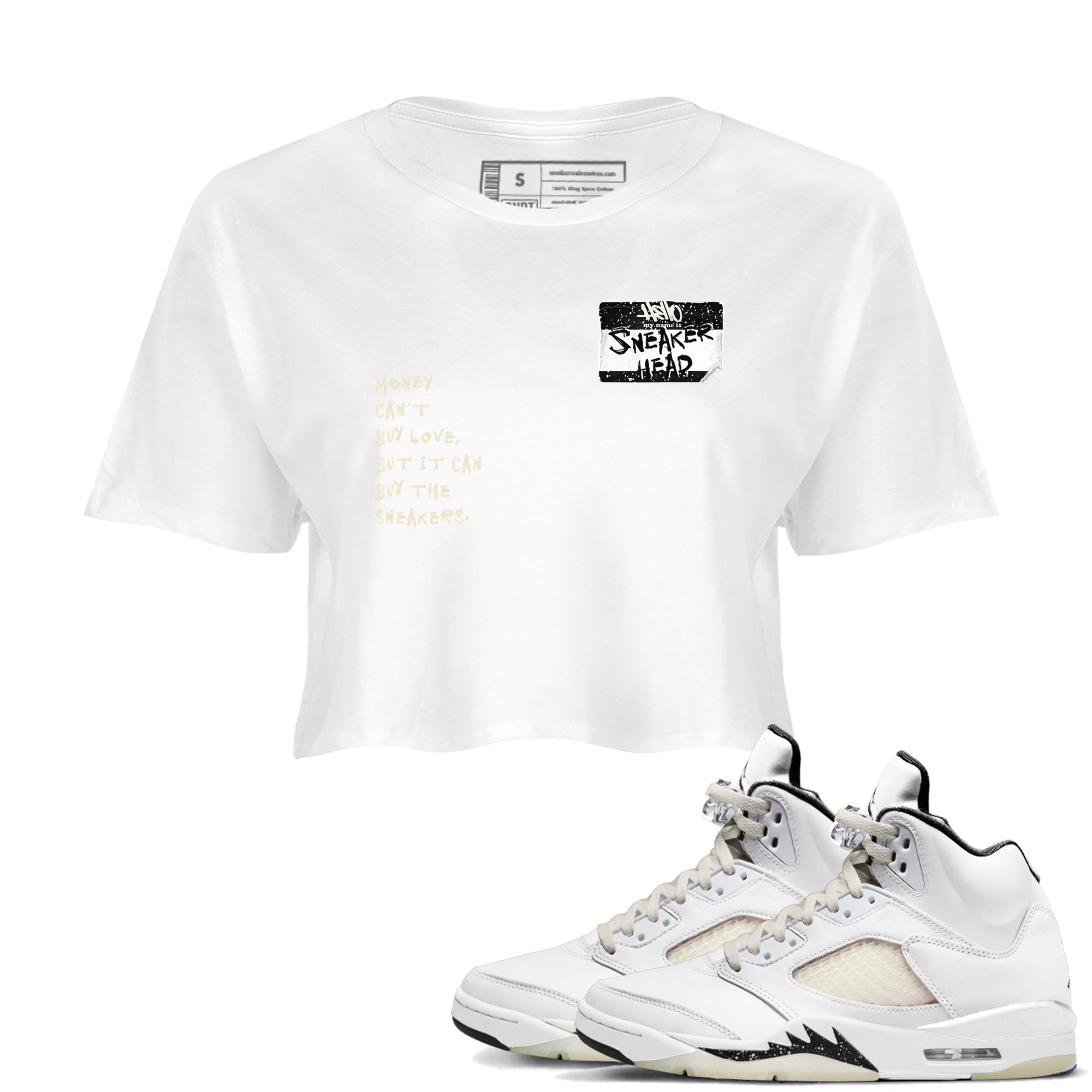 snkmatch Badge snkmatch Women's Top - Air Jordan 5 Sail